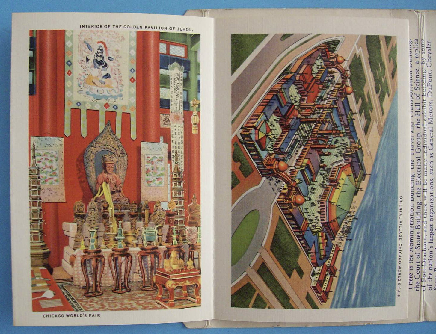 Hall Of Science Postcard Folder (Century Of Progress)