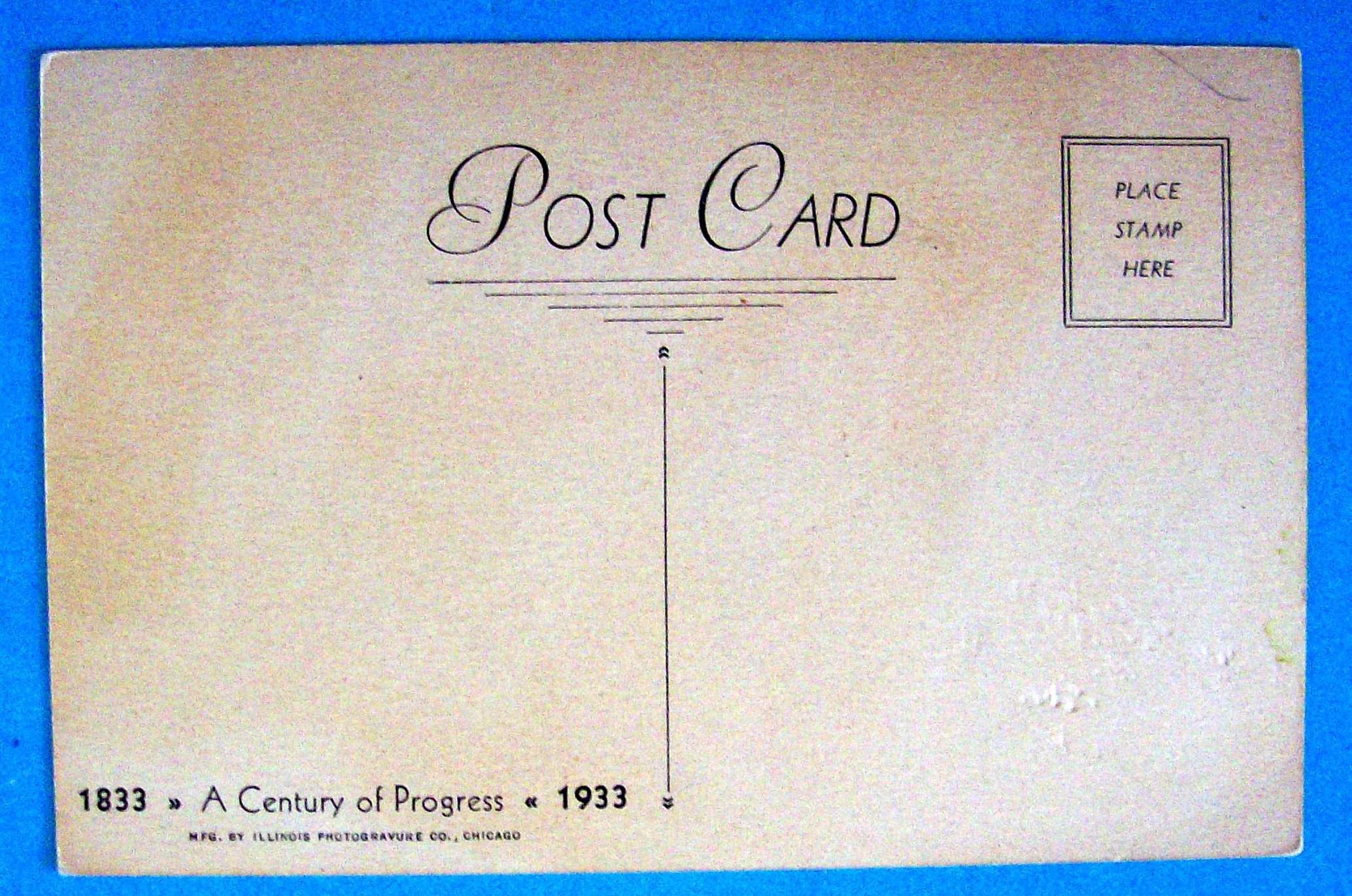 Replica of Fort Dearborn Postcard-Chicago World's Fair