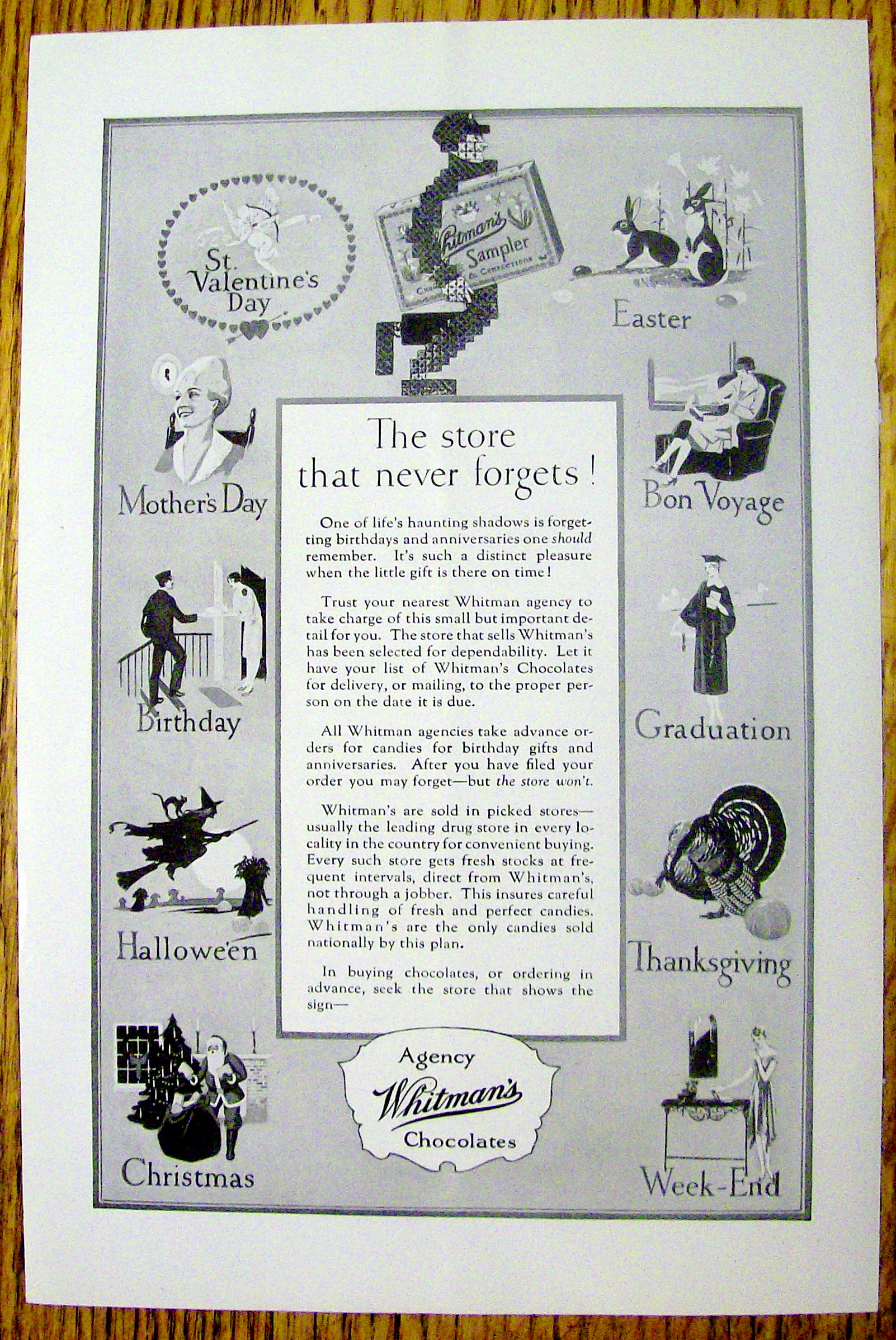 1926 Whitman's Chocolates