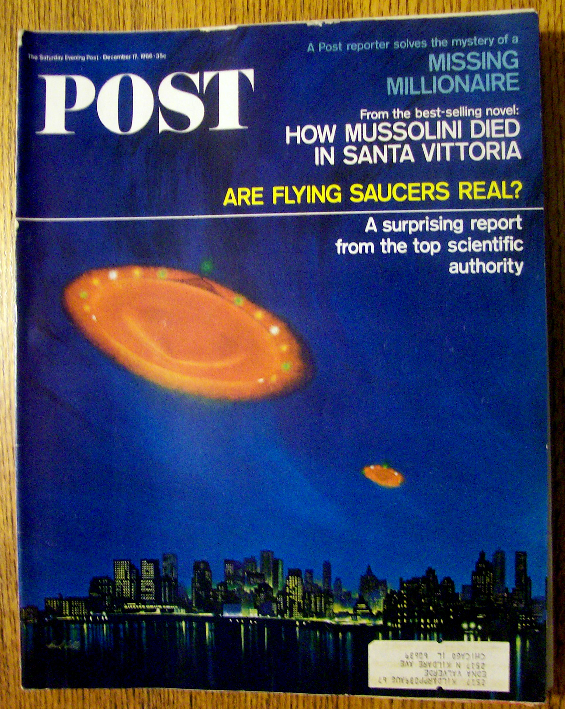 Saturday Evening Post Magazine-December 17, 1966