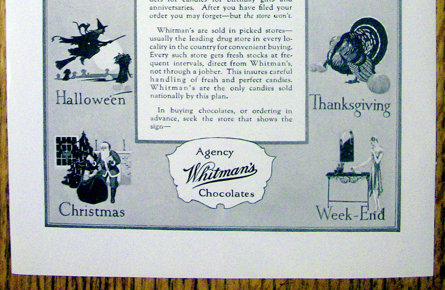 1926 Whitman's Chocolates