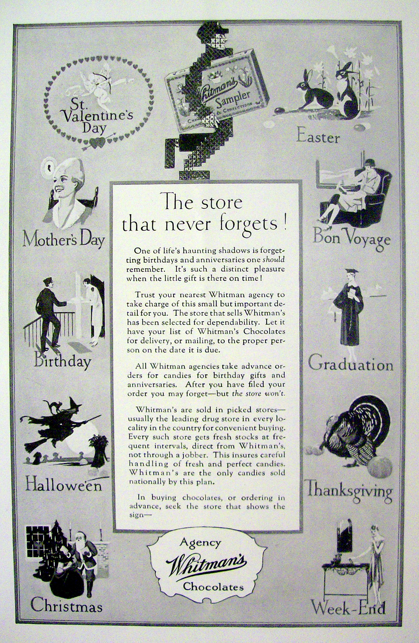 1926 Whitman's Chocolates