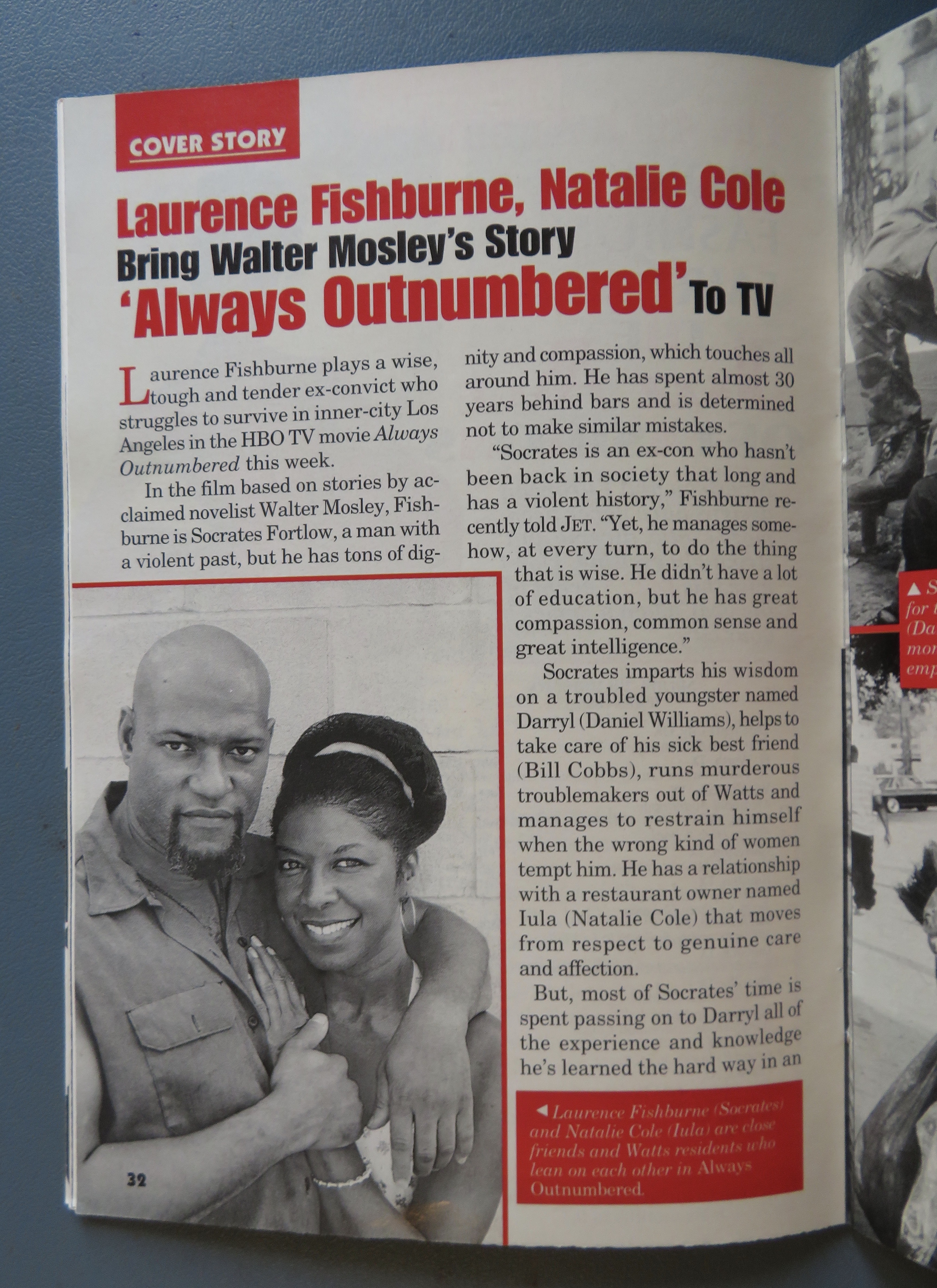 Jet Magazine March 23, 1998 Fishburne & Cole