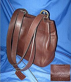 Coach Dark Brown Leather Bag