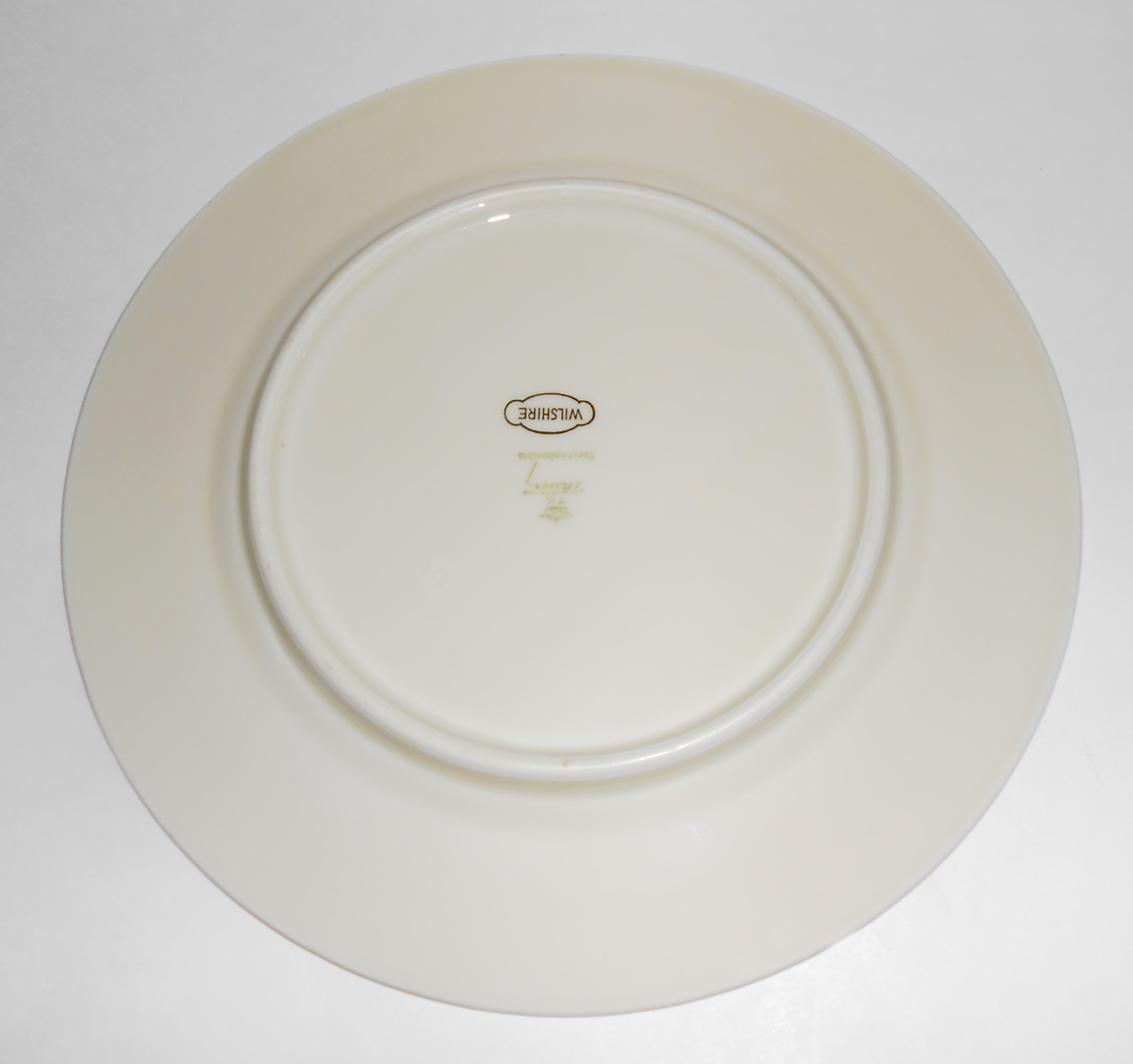 Thuny Porcelain China Czechoslovakia Wilshire Salad Pl