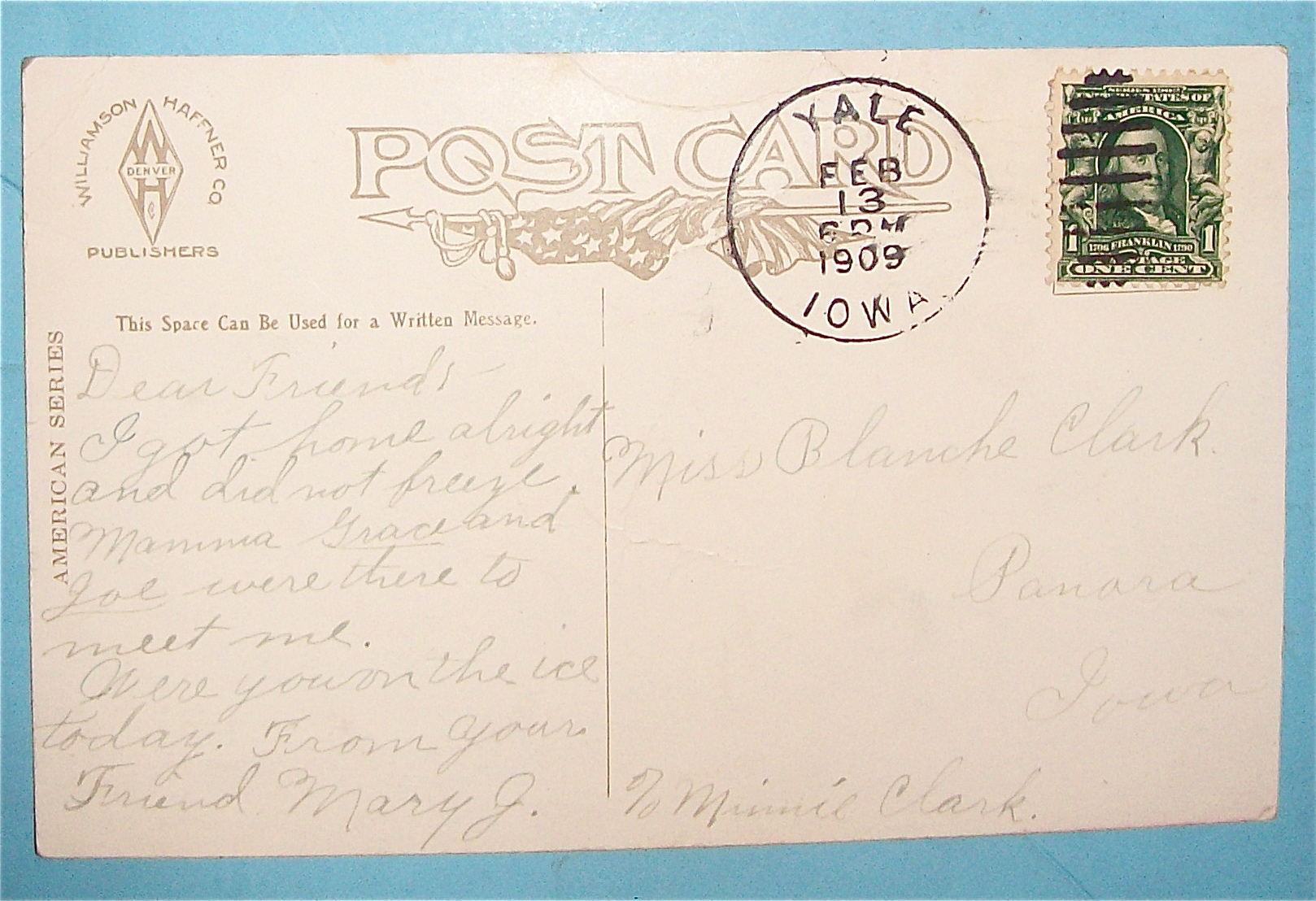 Do It Then, Do all Yer Kicken Postcard