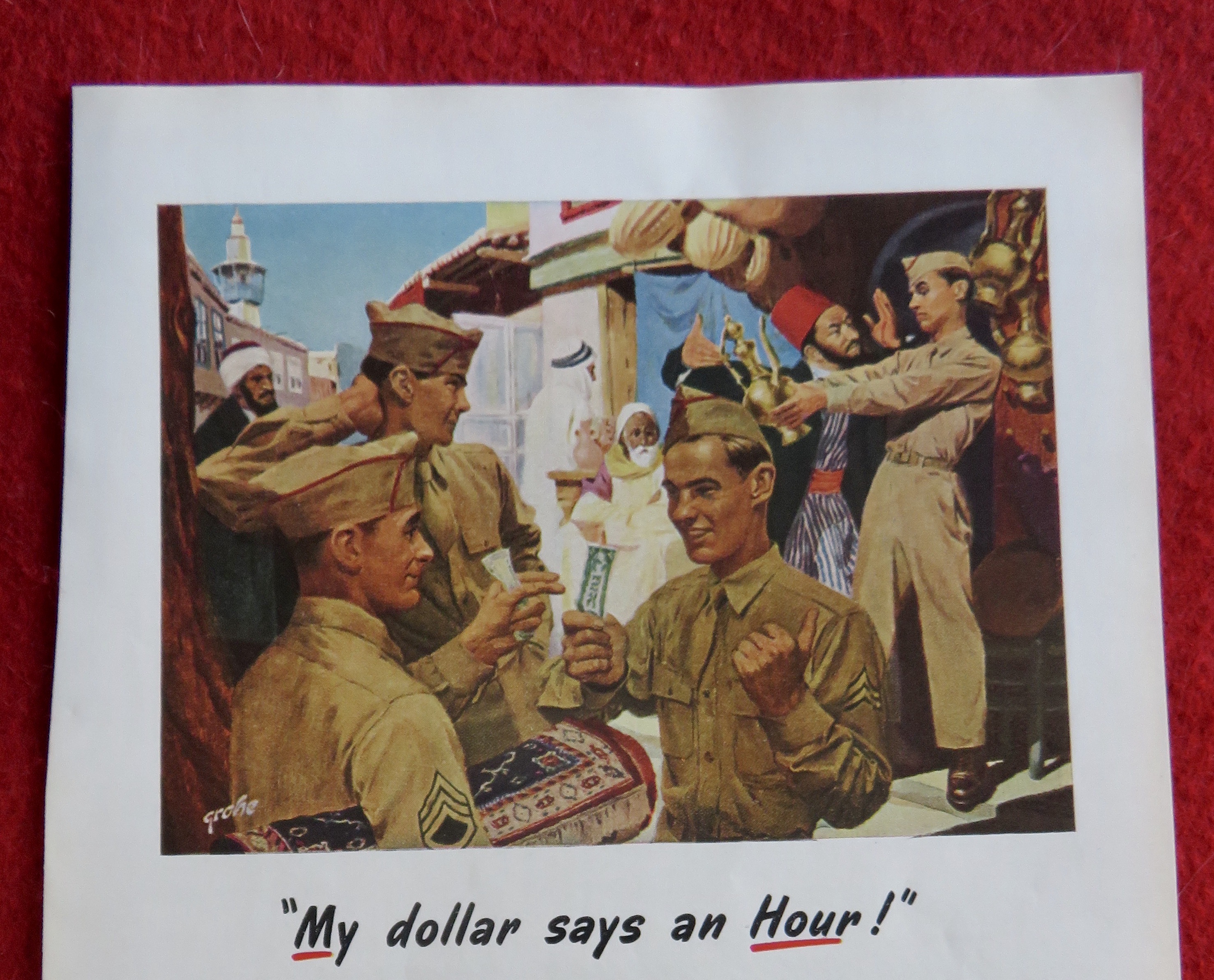 1944 Pullman Company with Two Soldiers Talking