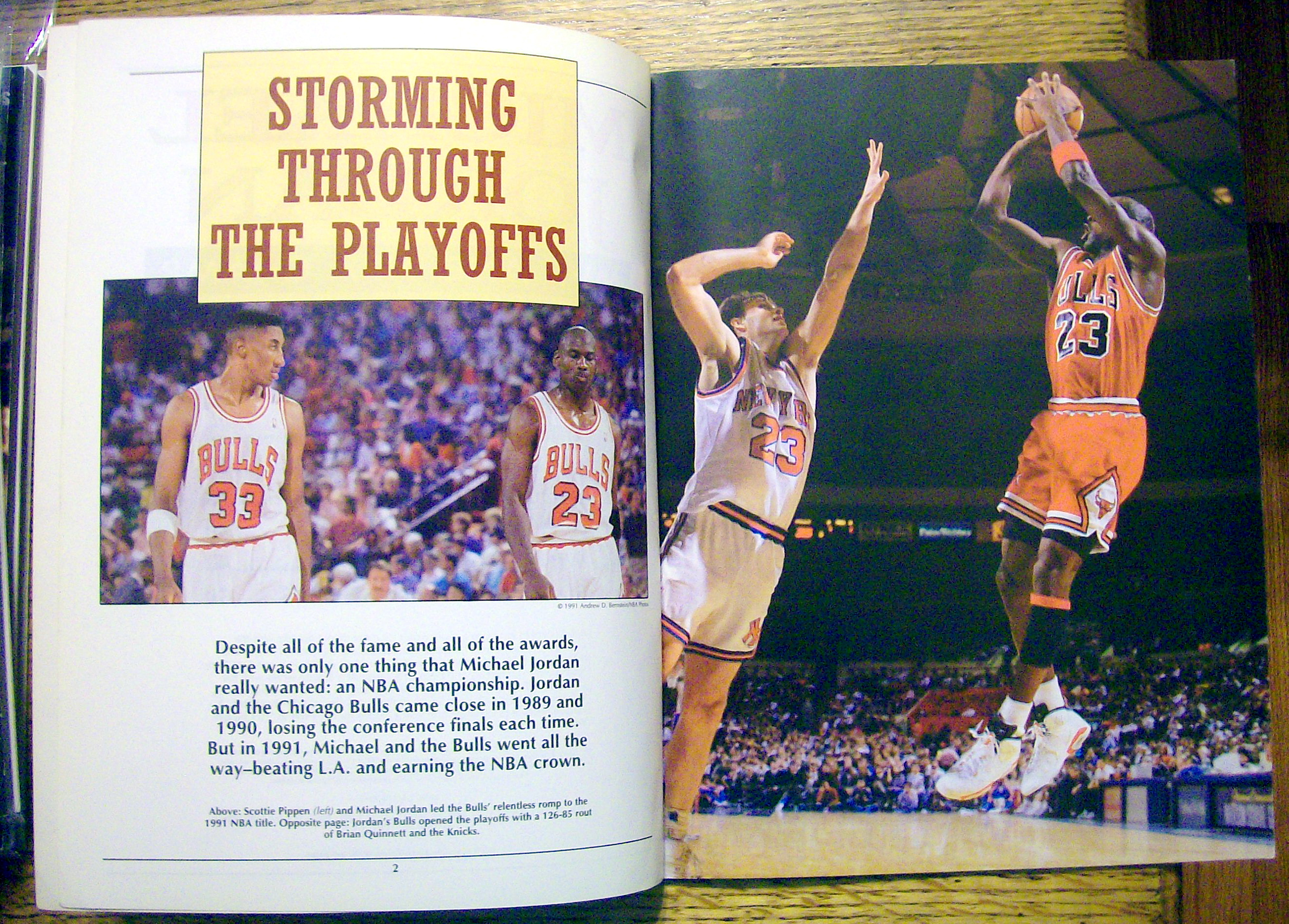 Michael Jordan MVP & NBA Champ Magazine 1991 (CE)