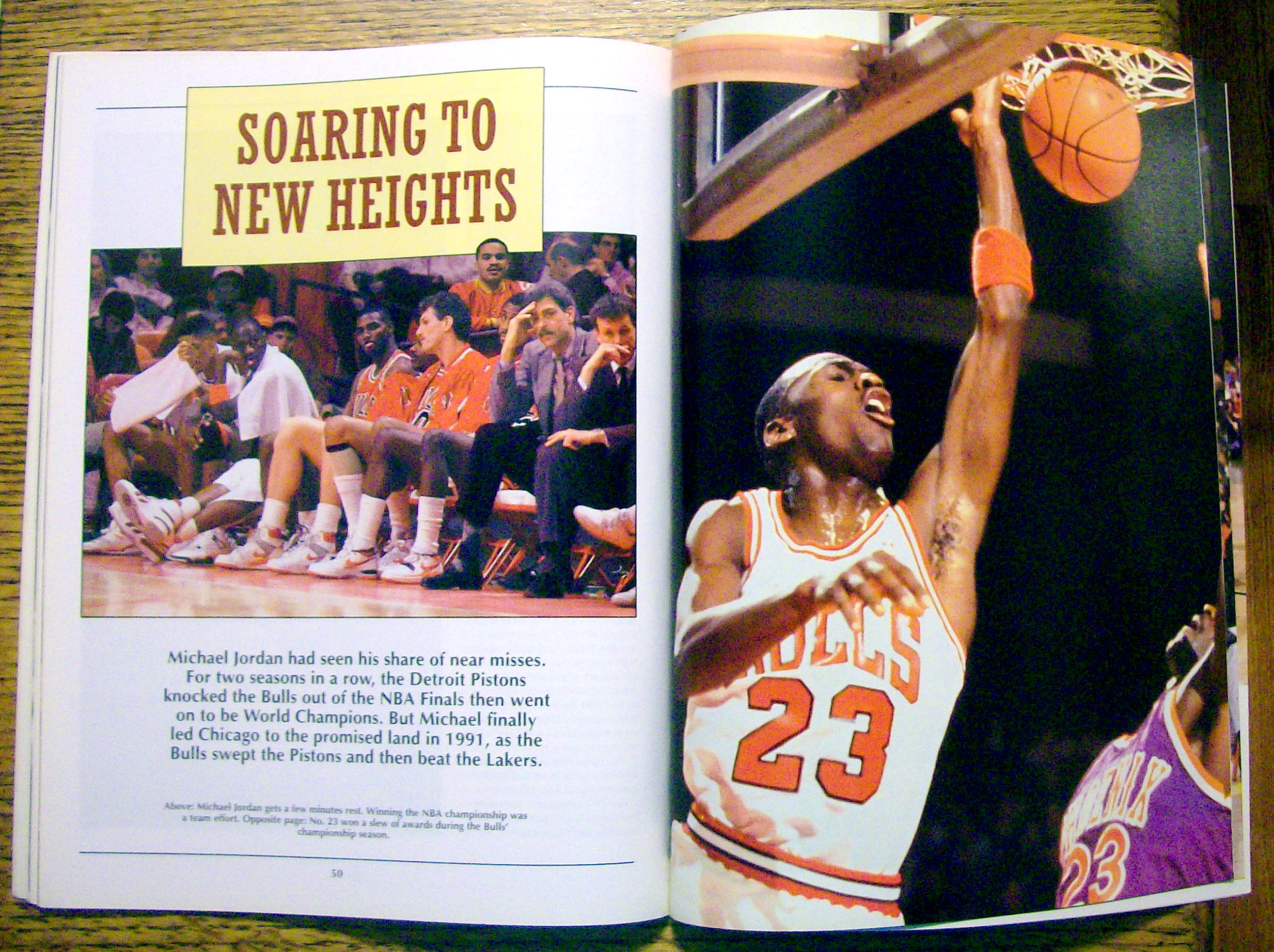 Michael Jordan MVP & NBA Champ Magazine 1991 (CE)