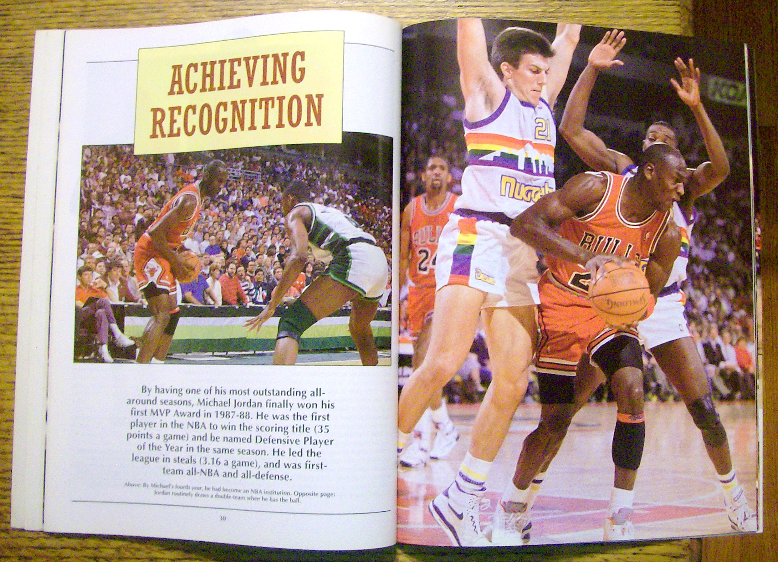 Michael Jordan MVP & NBA Champ Magazine 1991 (CE)
