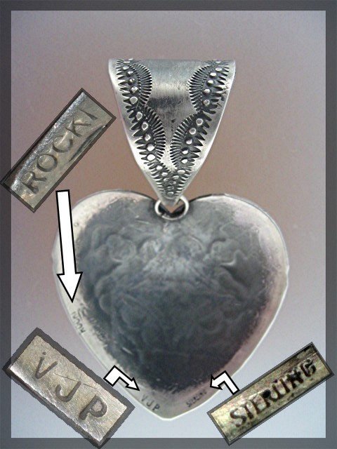 Rocki Gorman Sterling Silver Heart Pendant Vince Plater