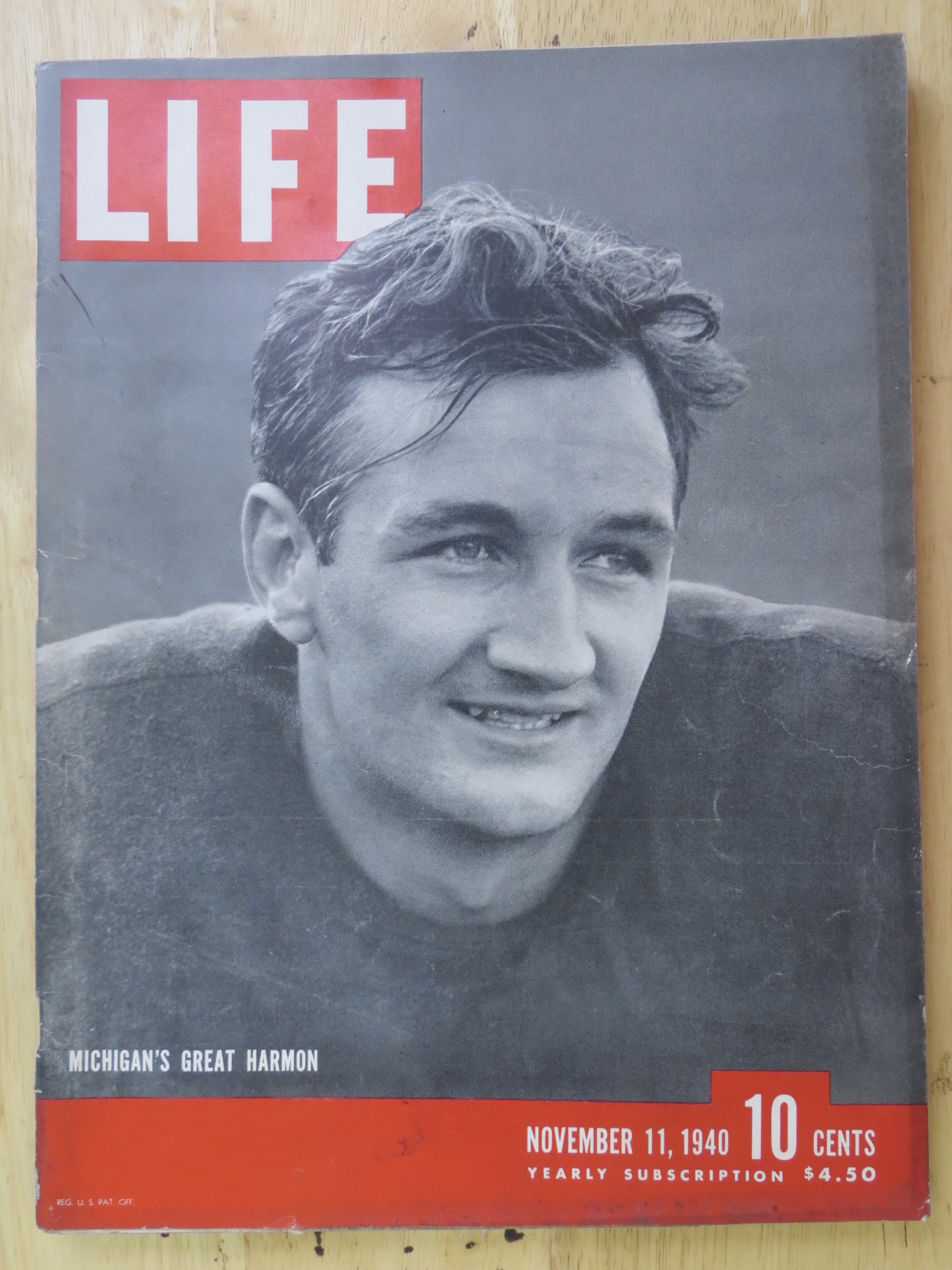 Life Magazine-November 11, 1940-Michigan's Great Harmon