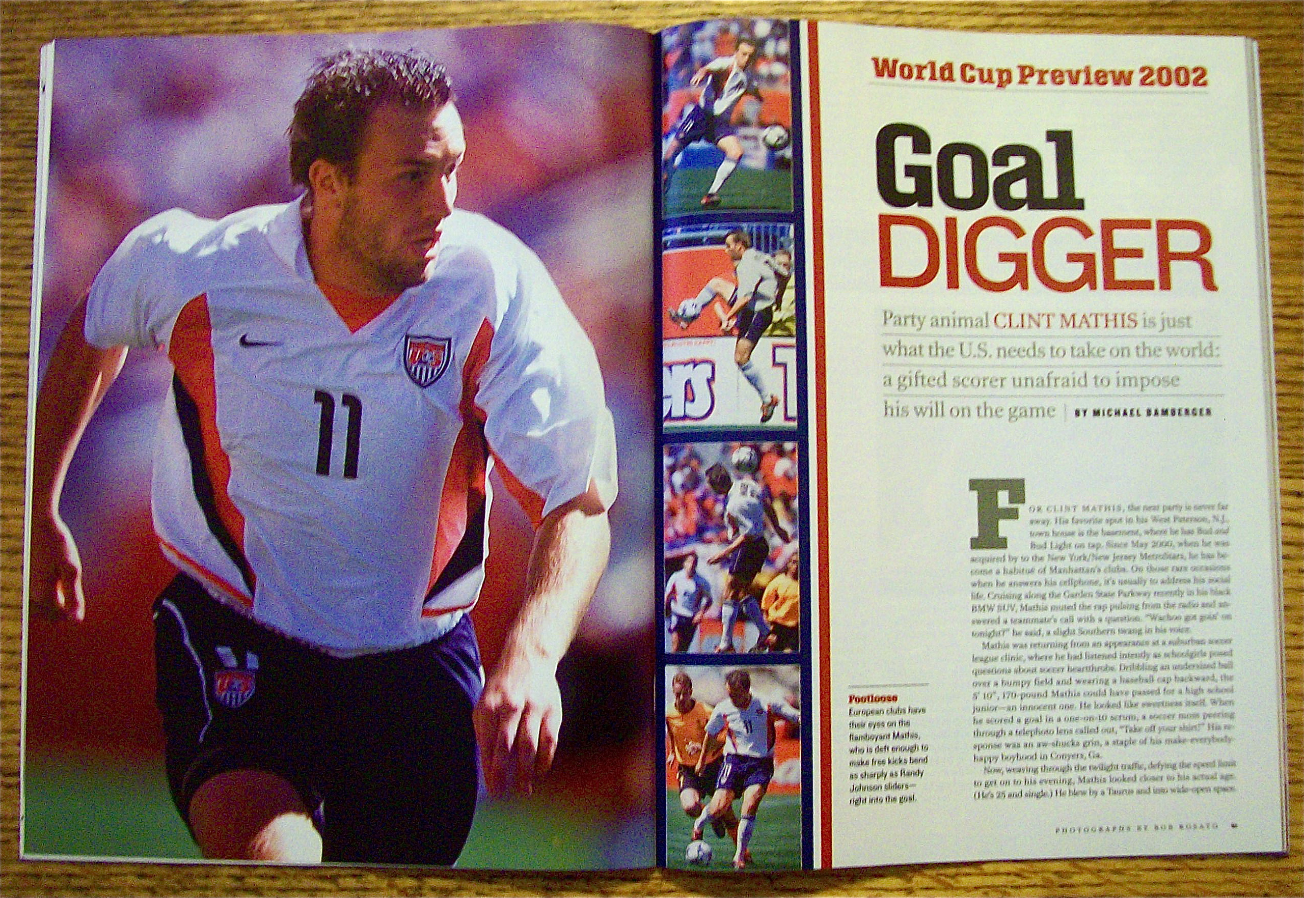 Sports Illustrated Magazine May 27, 2002 Clint Mathis