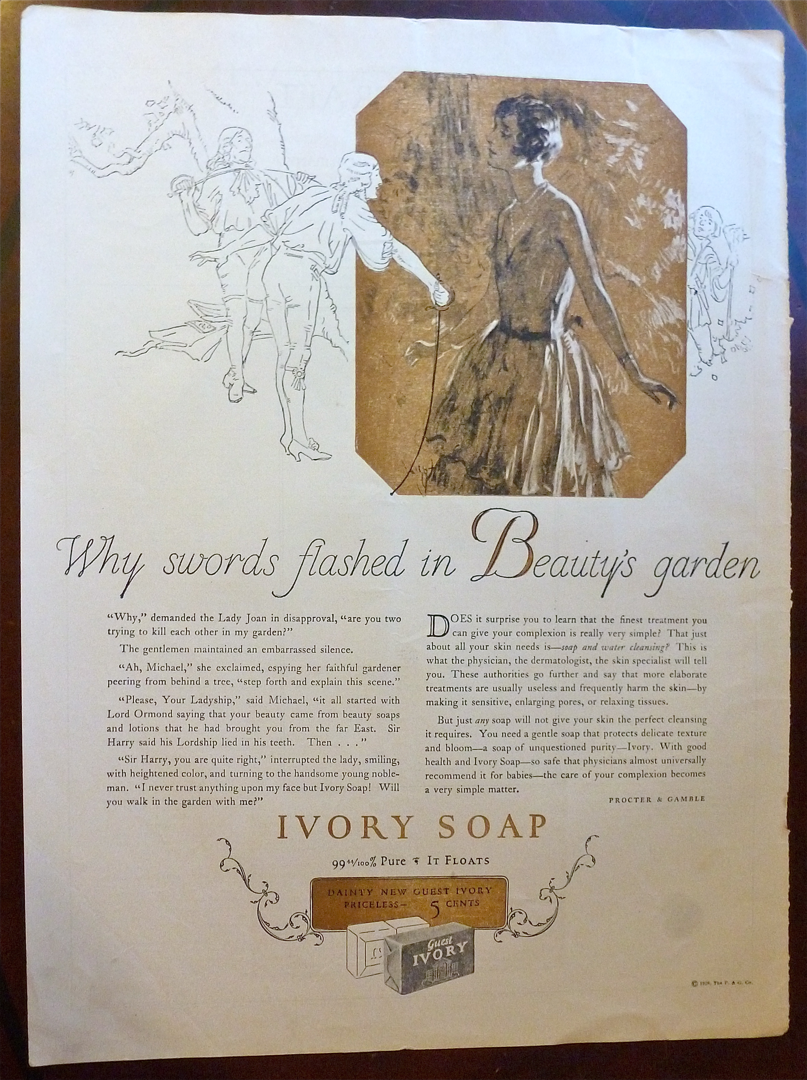 1926 Ivory Soap with Lovely Woman