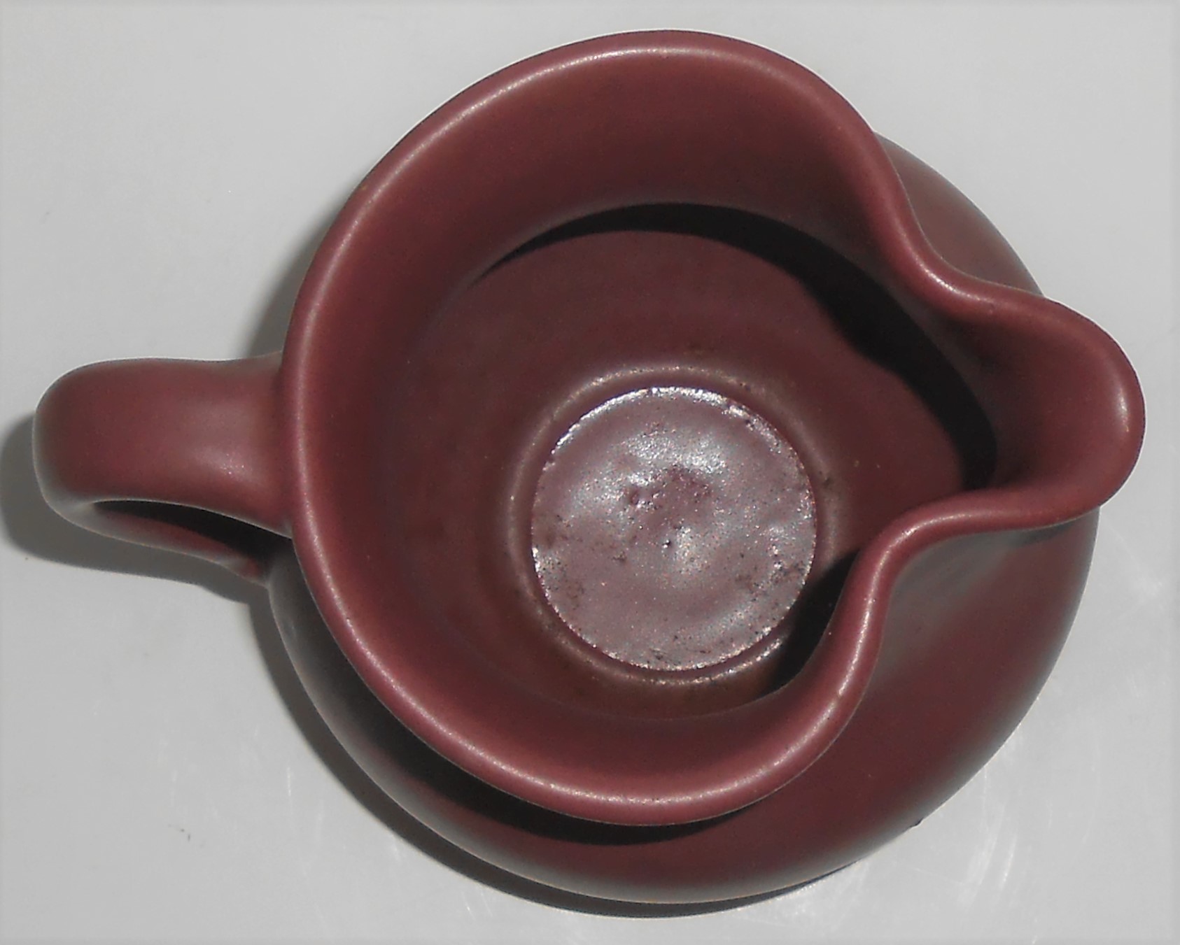 Zanesville Stoneware Pottery Matte Rose #581 Pitcher