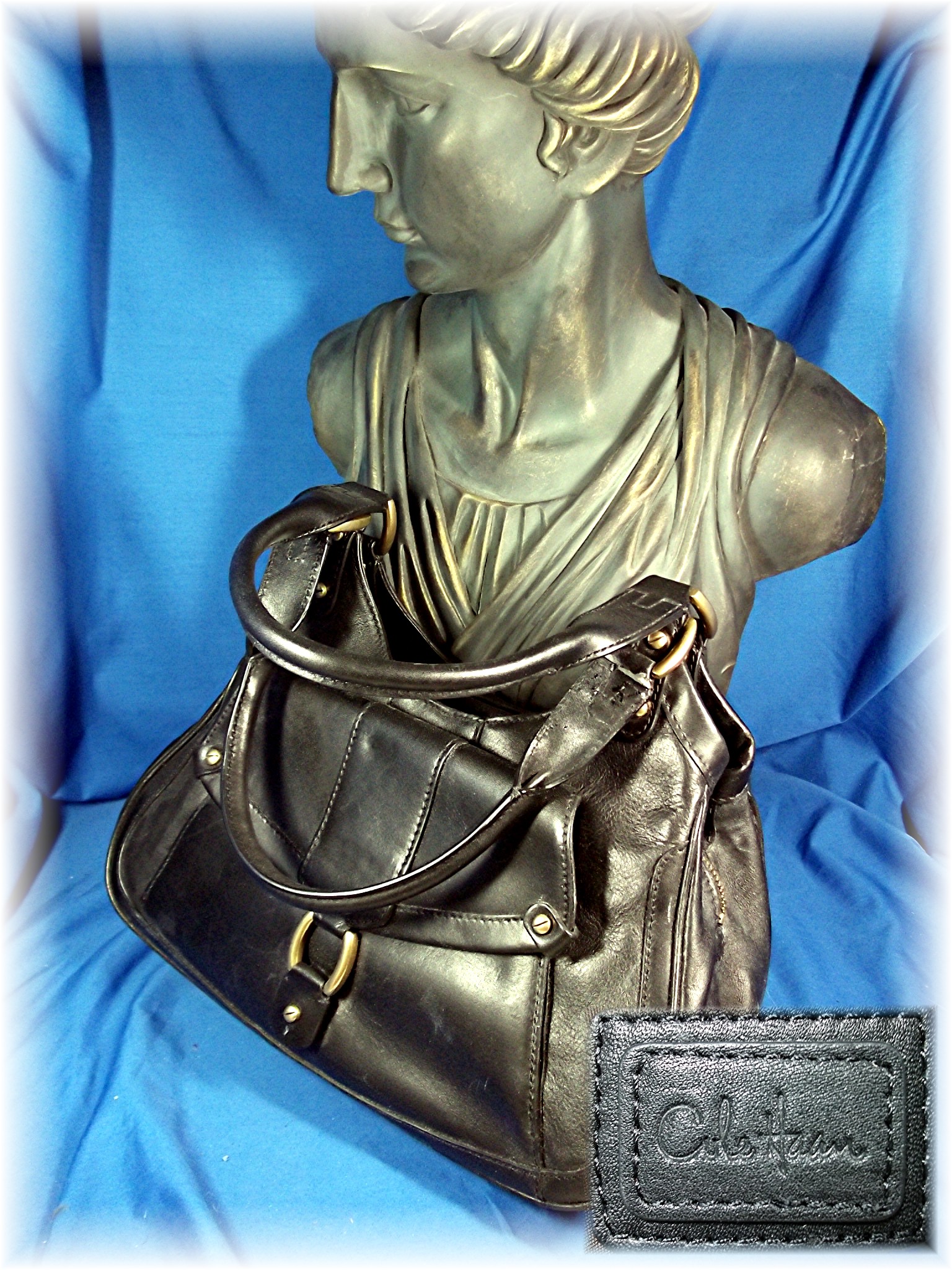 Cole Haan Black Leather Classic Handbag