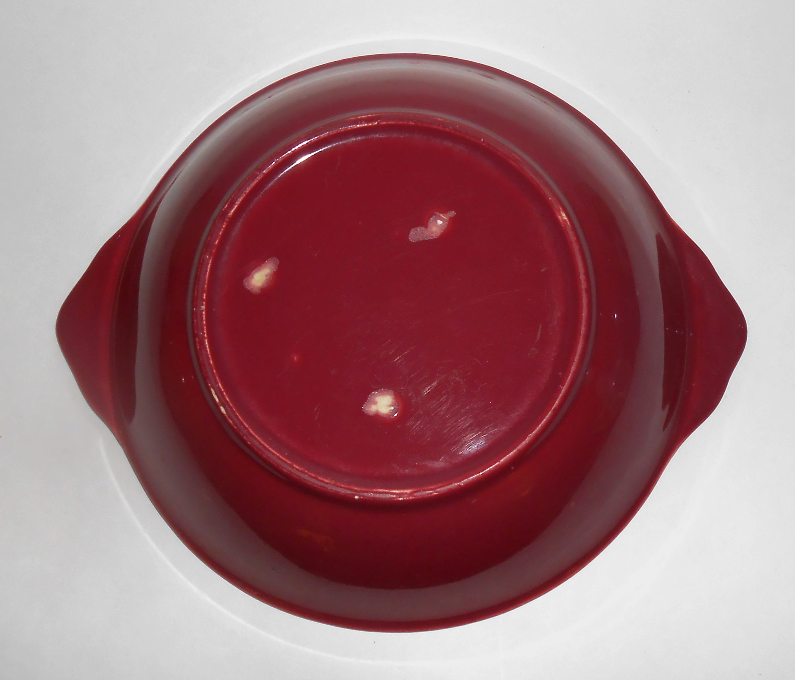 Coors Pottery Rosebud Red Vegetable Bowl!