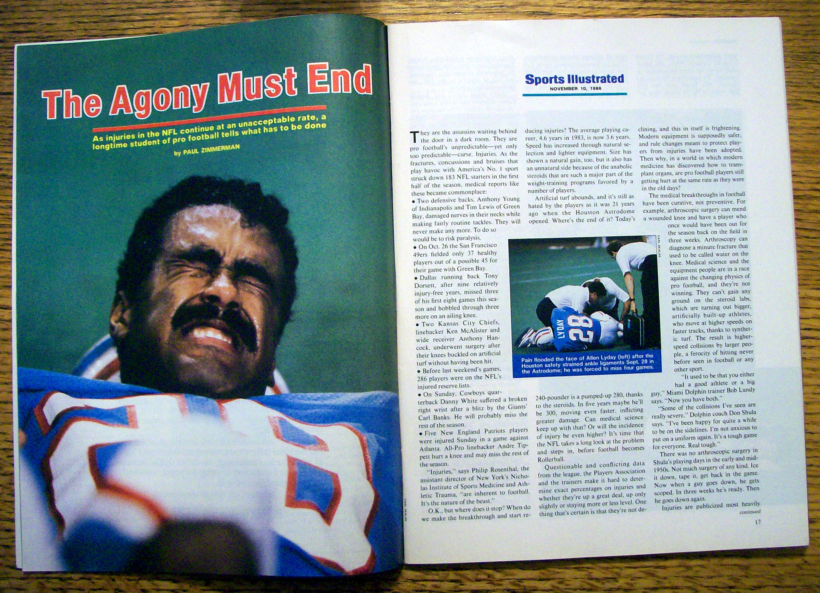 Sports Illustrated Magazine-November 10, 1986