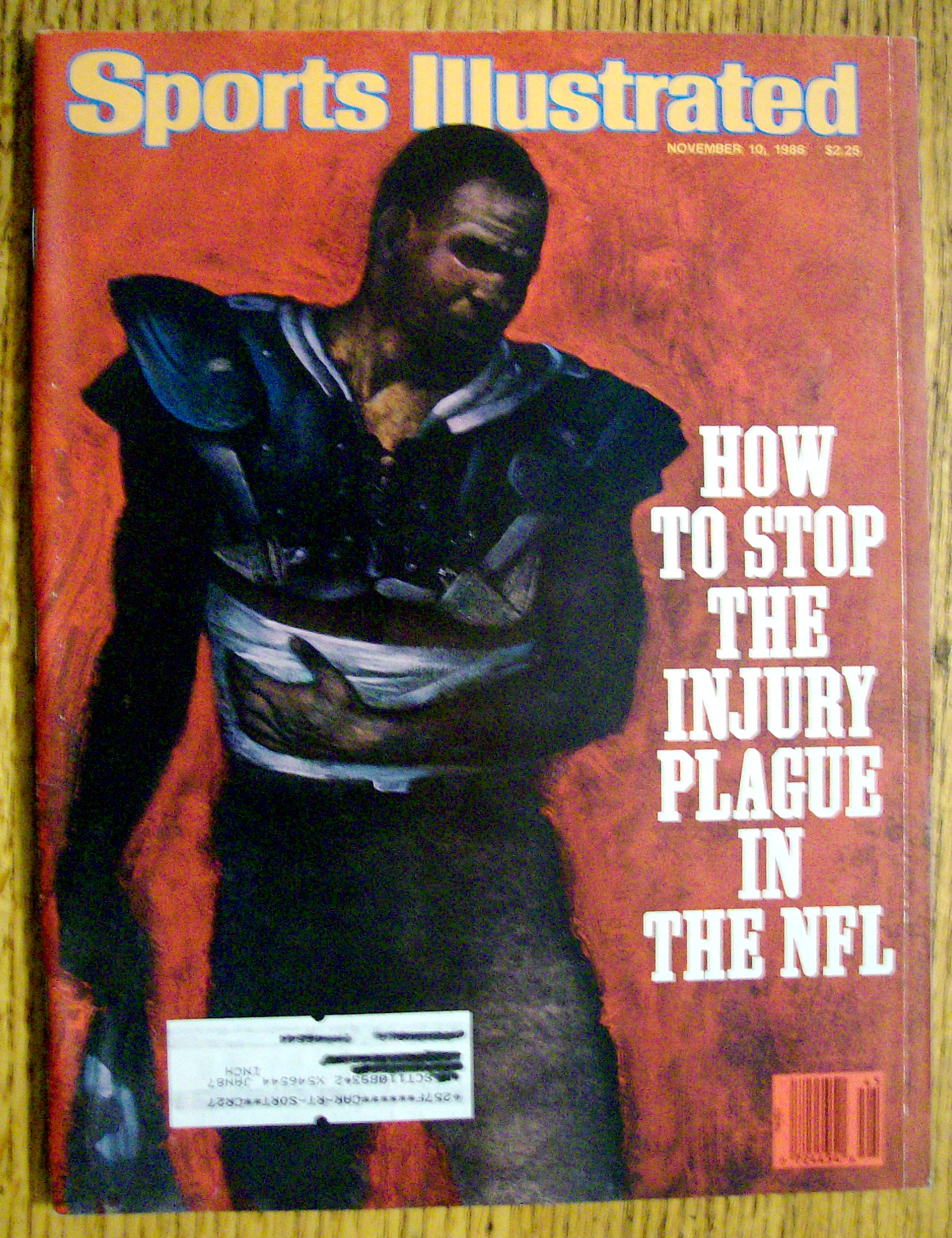 Sports Illustrated Magazine-November 10, 1986