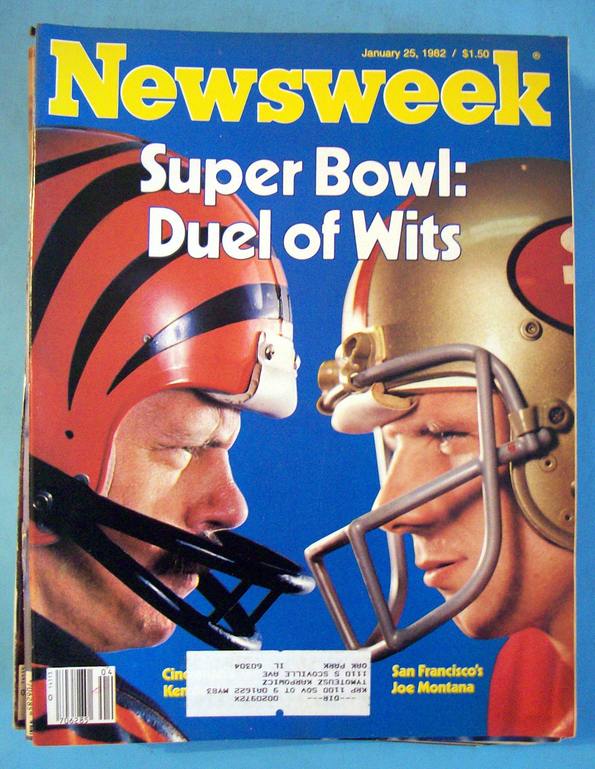 Newsweek Magazine - January 25, 1982 - Super Bowl