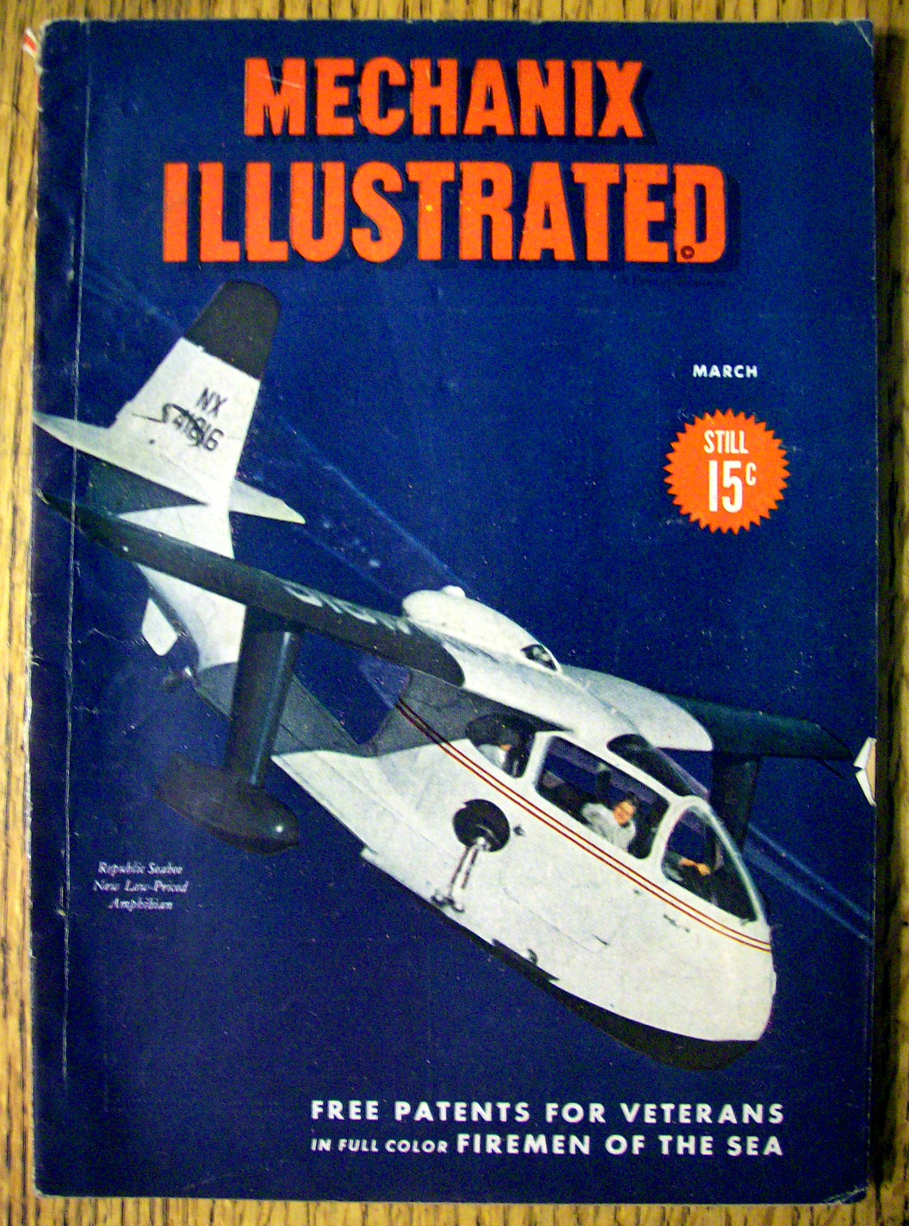 Mechanix Illustrated-March 1946-Free Patents