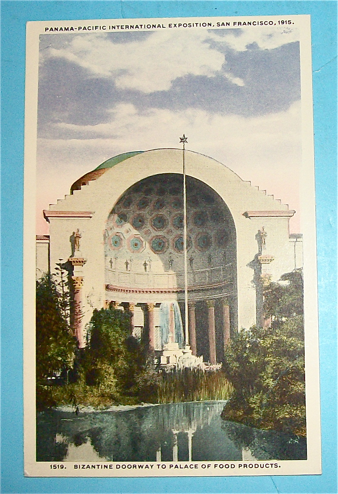 Bizantine Doorway To Palace Of Food Products Postcard