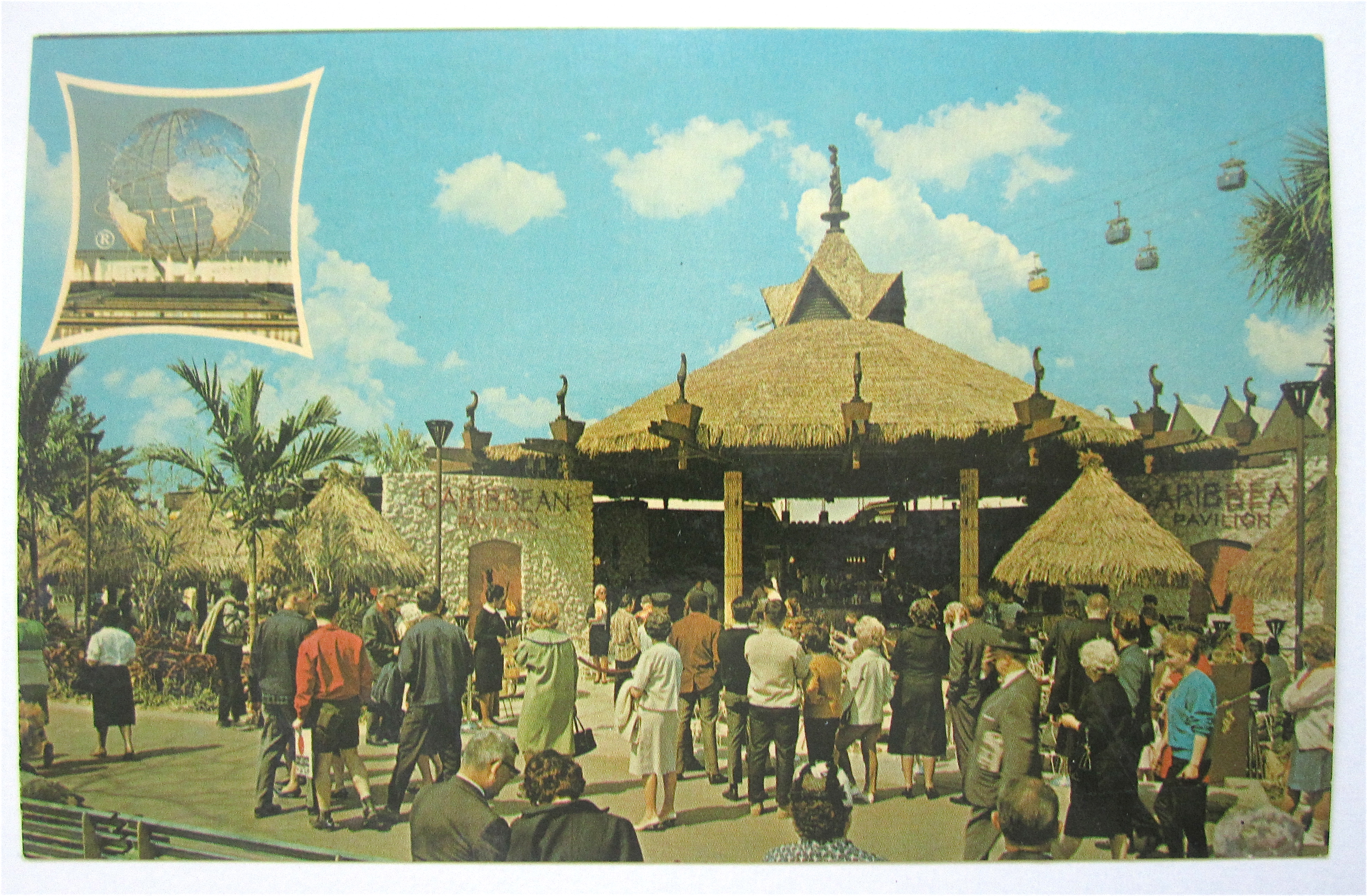 Caribbean Pavilion, New York World Fair Postcard
