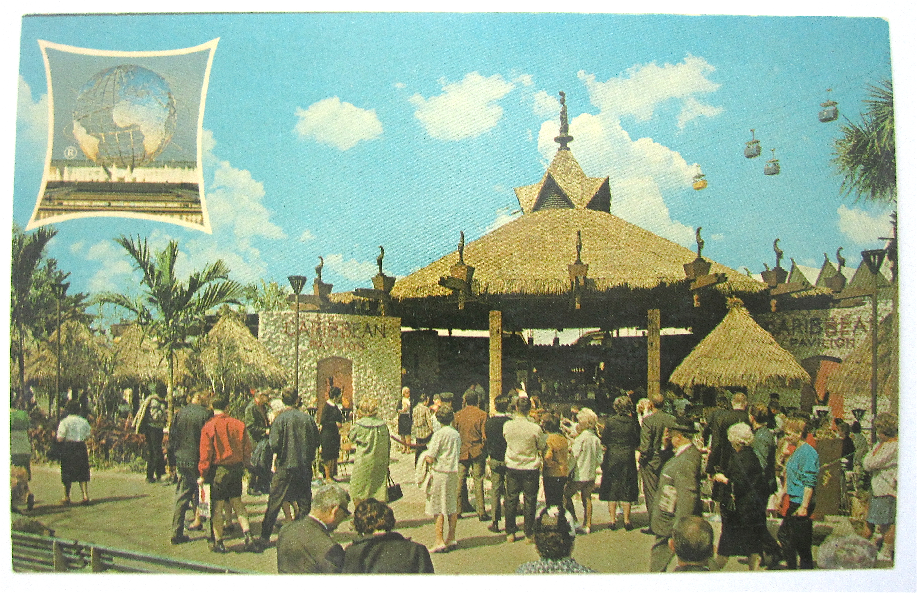 Caribbean Pavilion, New York World Fair Postcard
