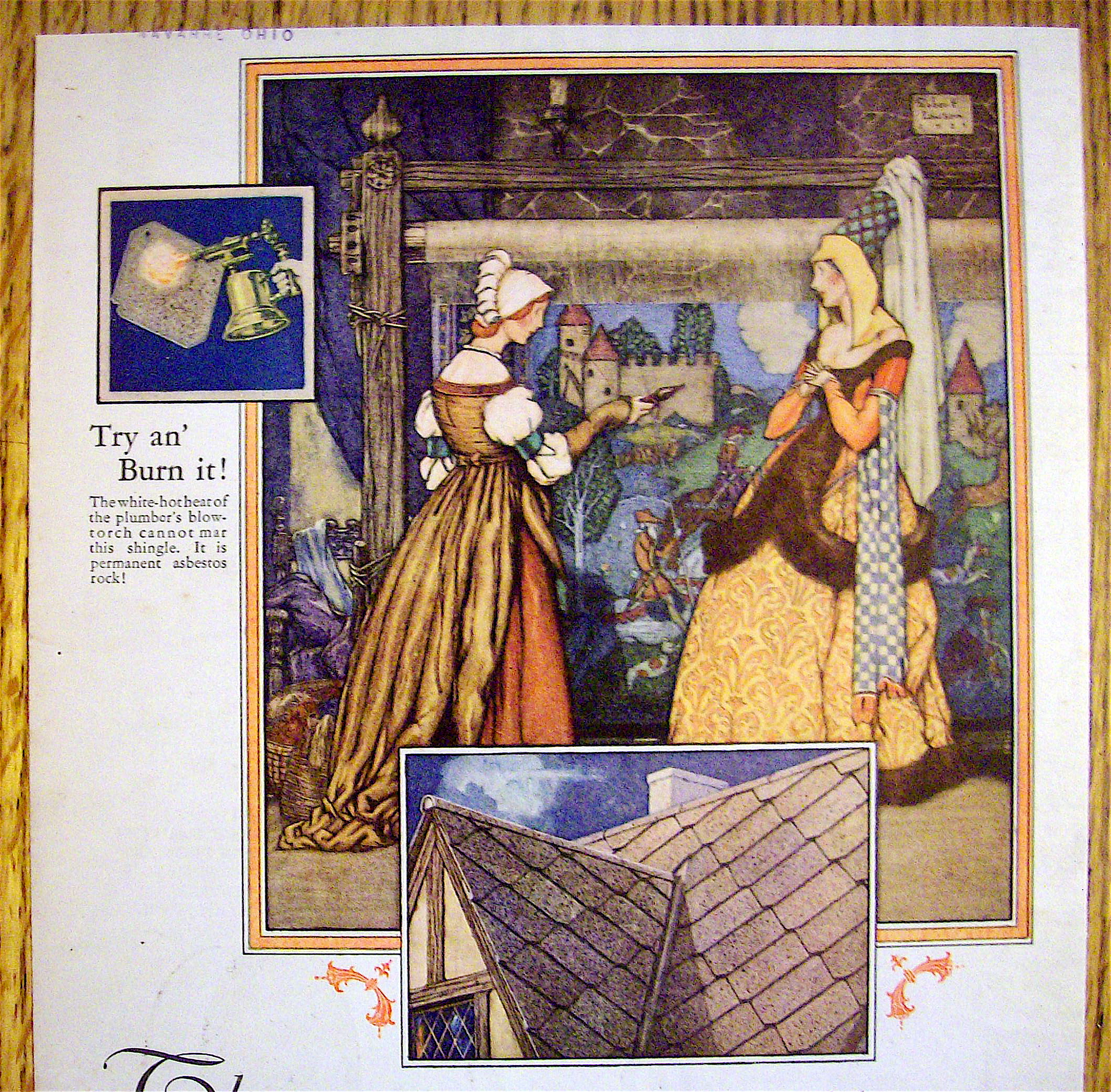 1927 Johns Manville Shingles with Old World Tapestry