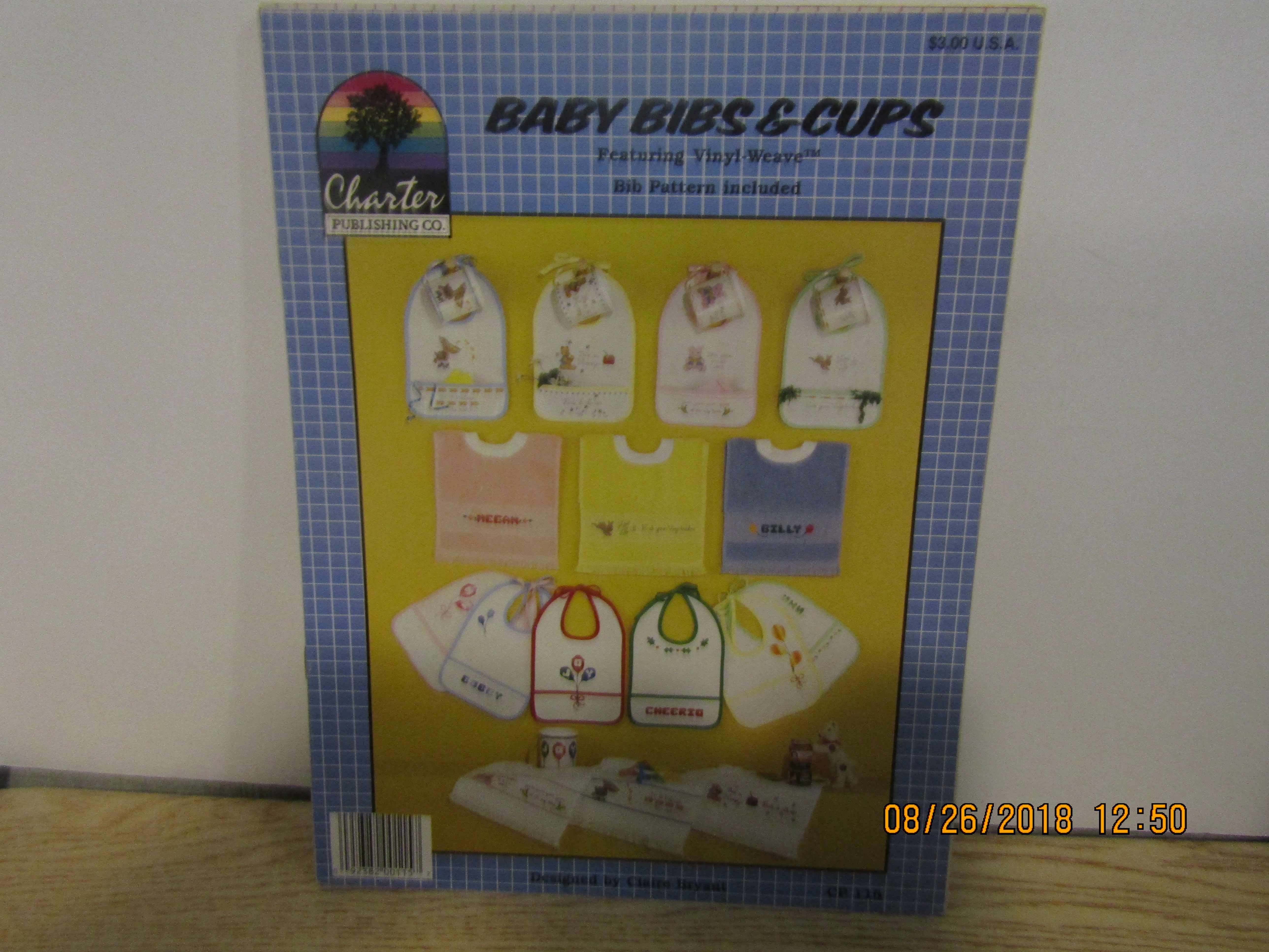 Charter Cross Stitch Book Baby Bibs & Cups  #115