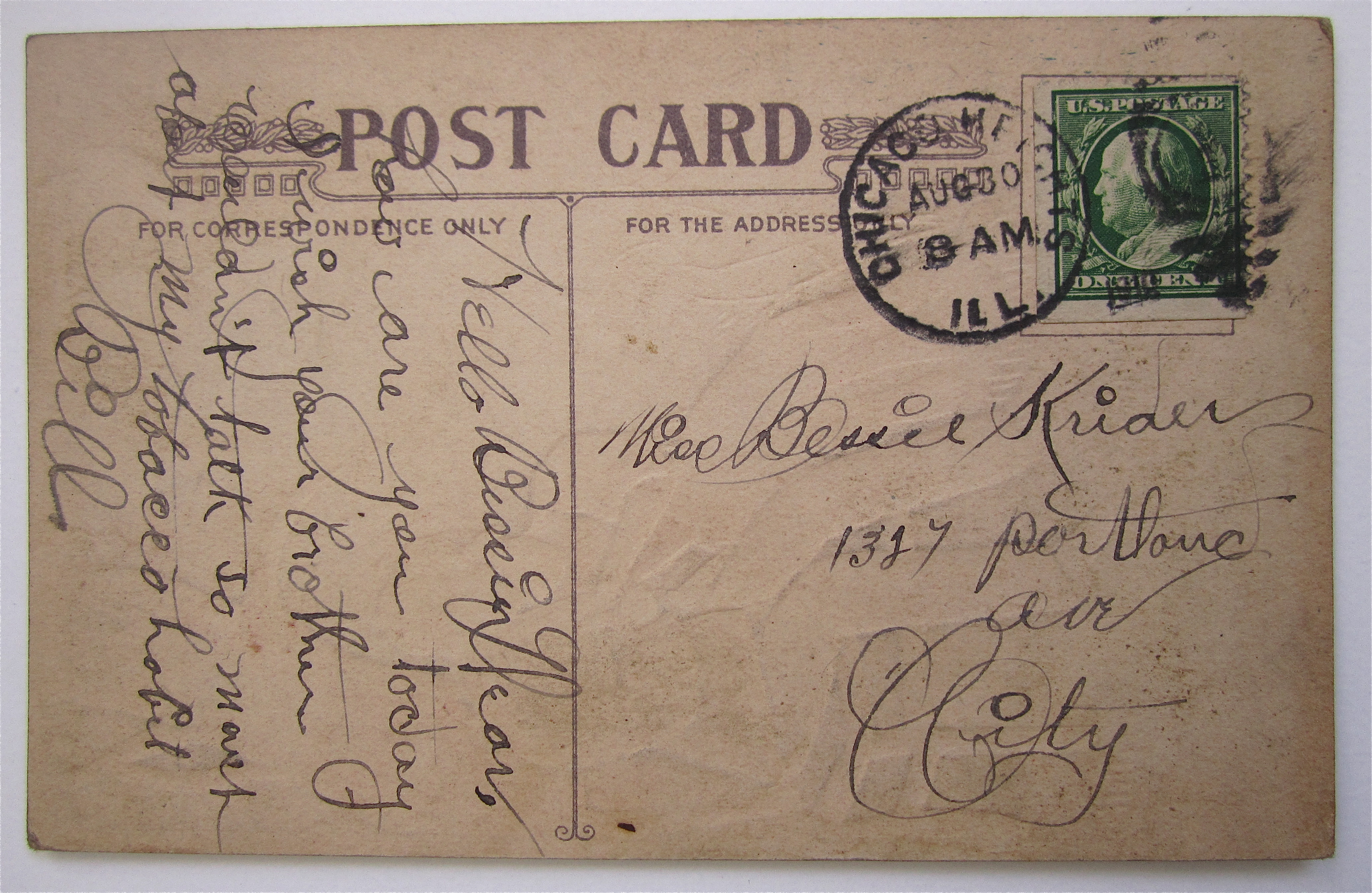 Man And Woman Holding Hands Postcard