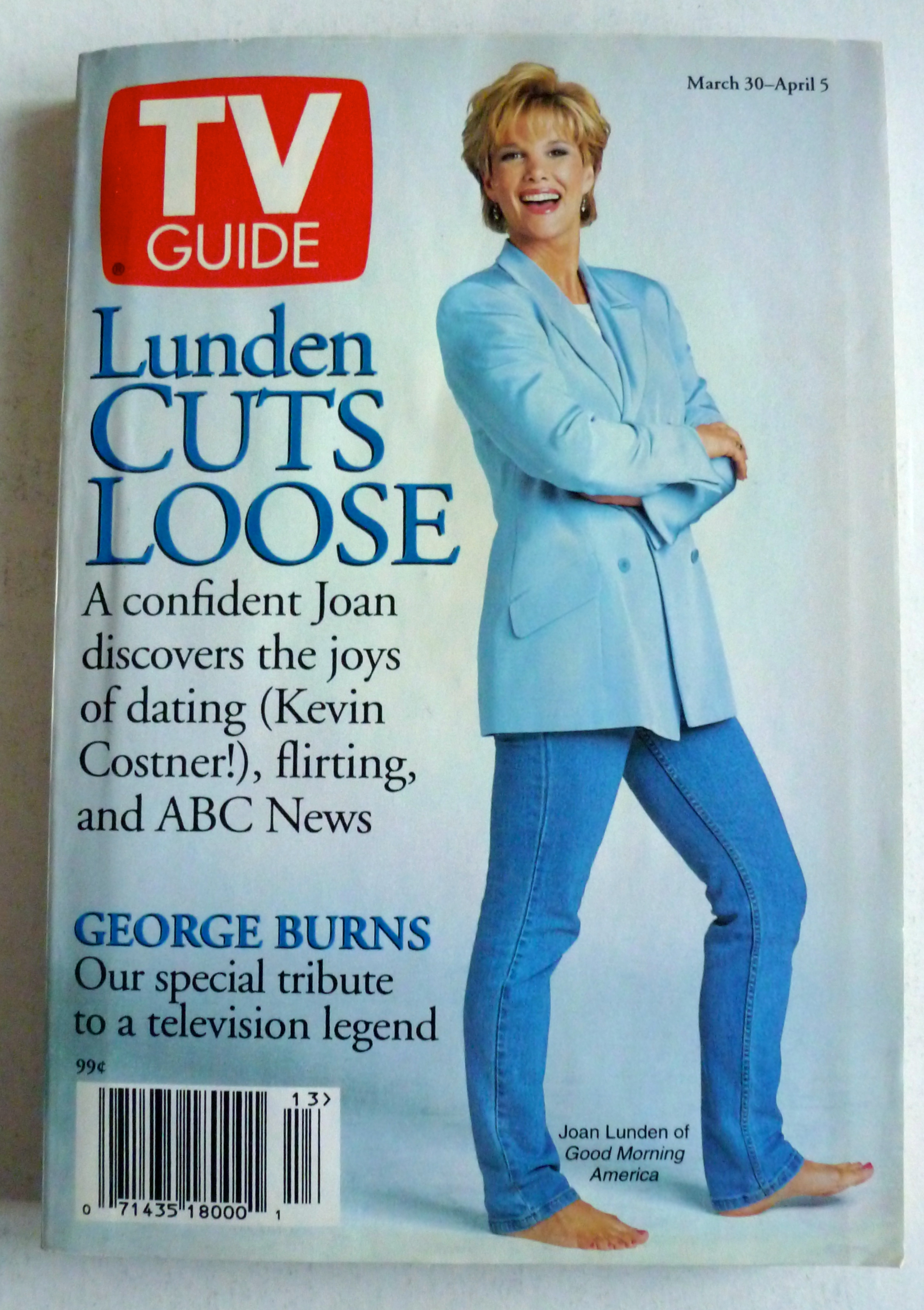 TV Guide-March 30-April 5, 1996-Joan Lunden