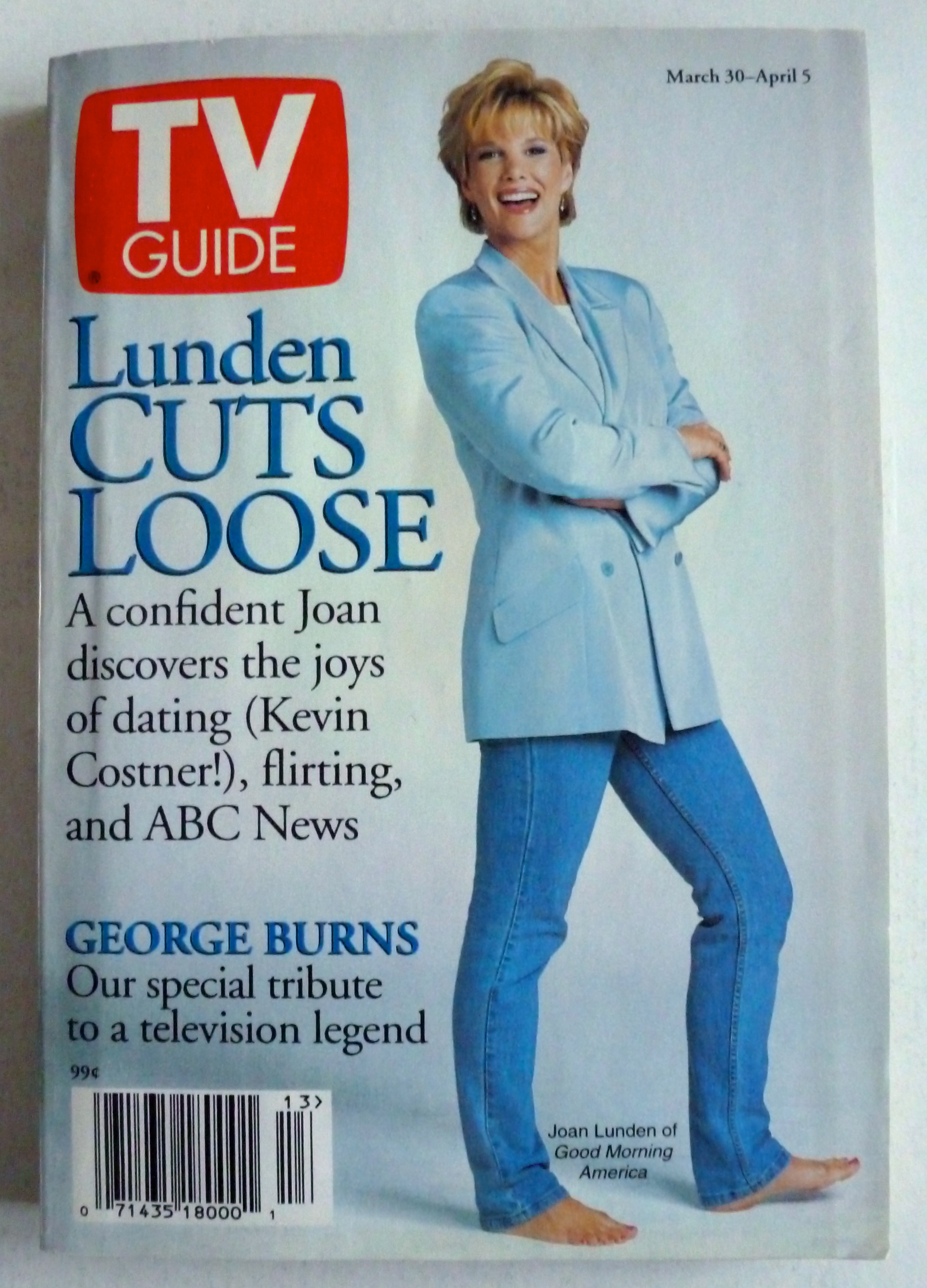 TV Guide-March 30-April 5, 1996-Joan Lunden