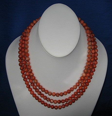 Necklace Sponge Coral Sterling Silver Turquoise Nepal