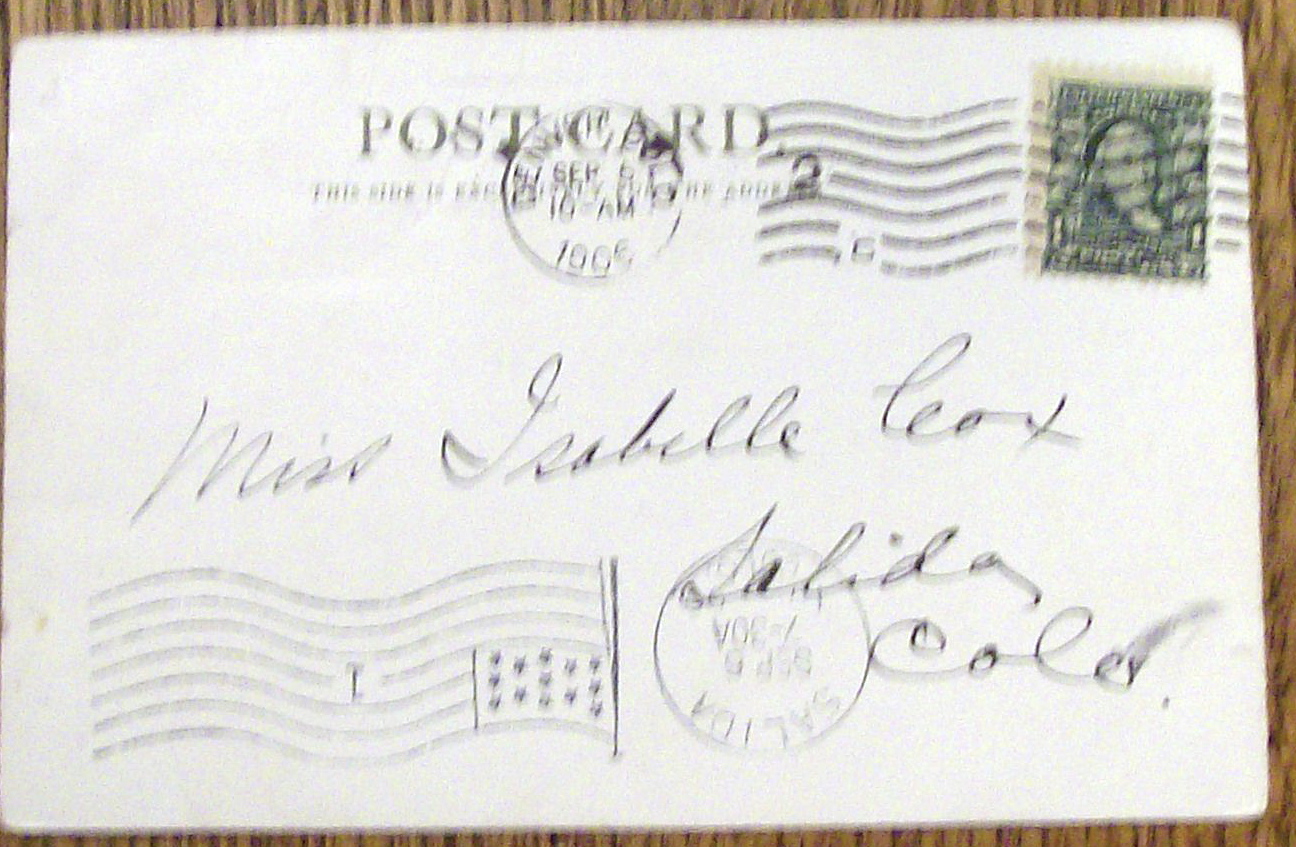 Cherrelyn Horse Car Postcard (Horse Car in Denver)