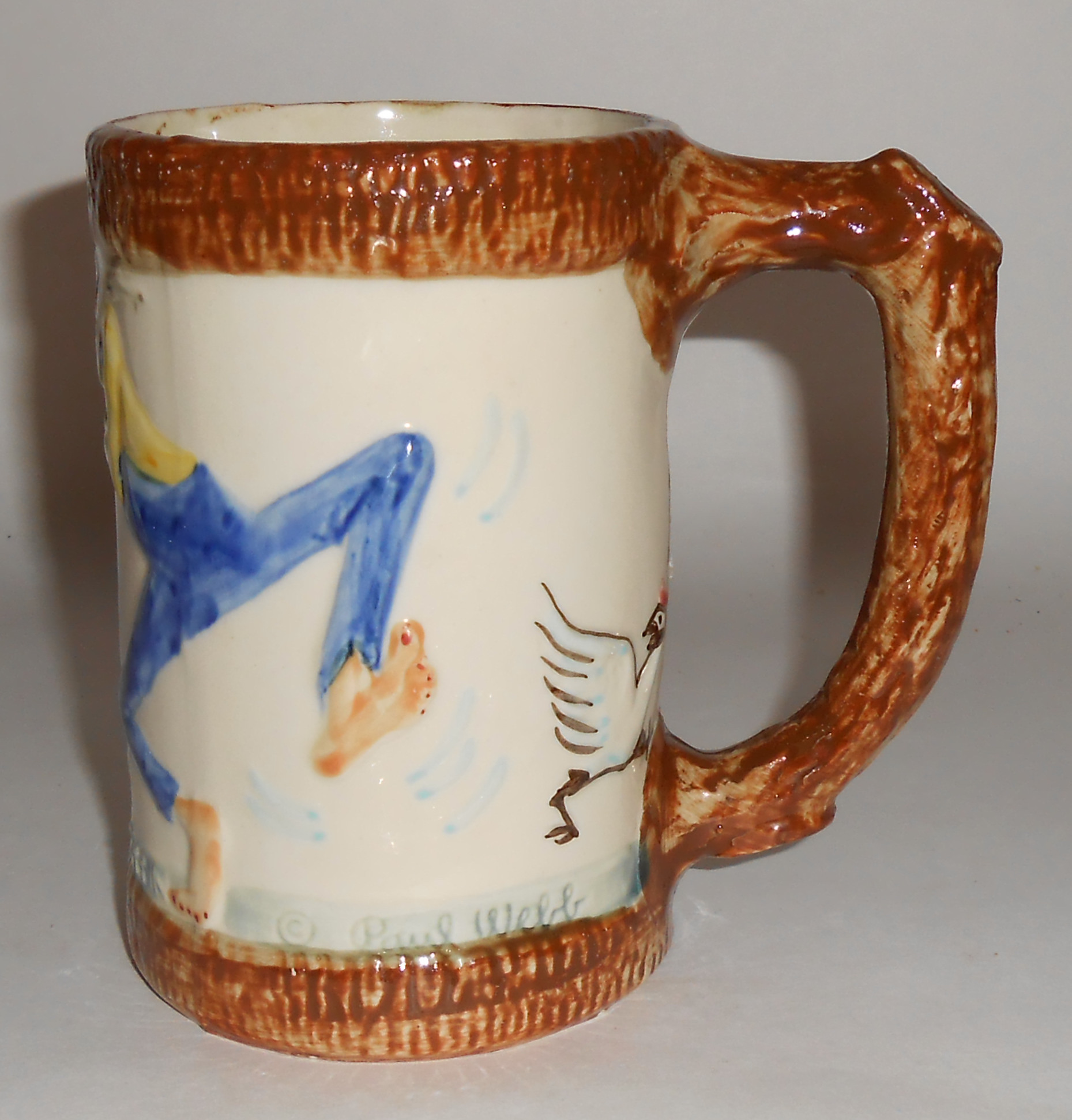 Paul Webb Imperial Porcelain Mt. Rug Cuttin #99