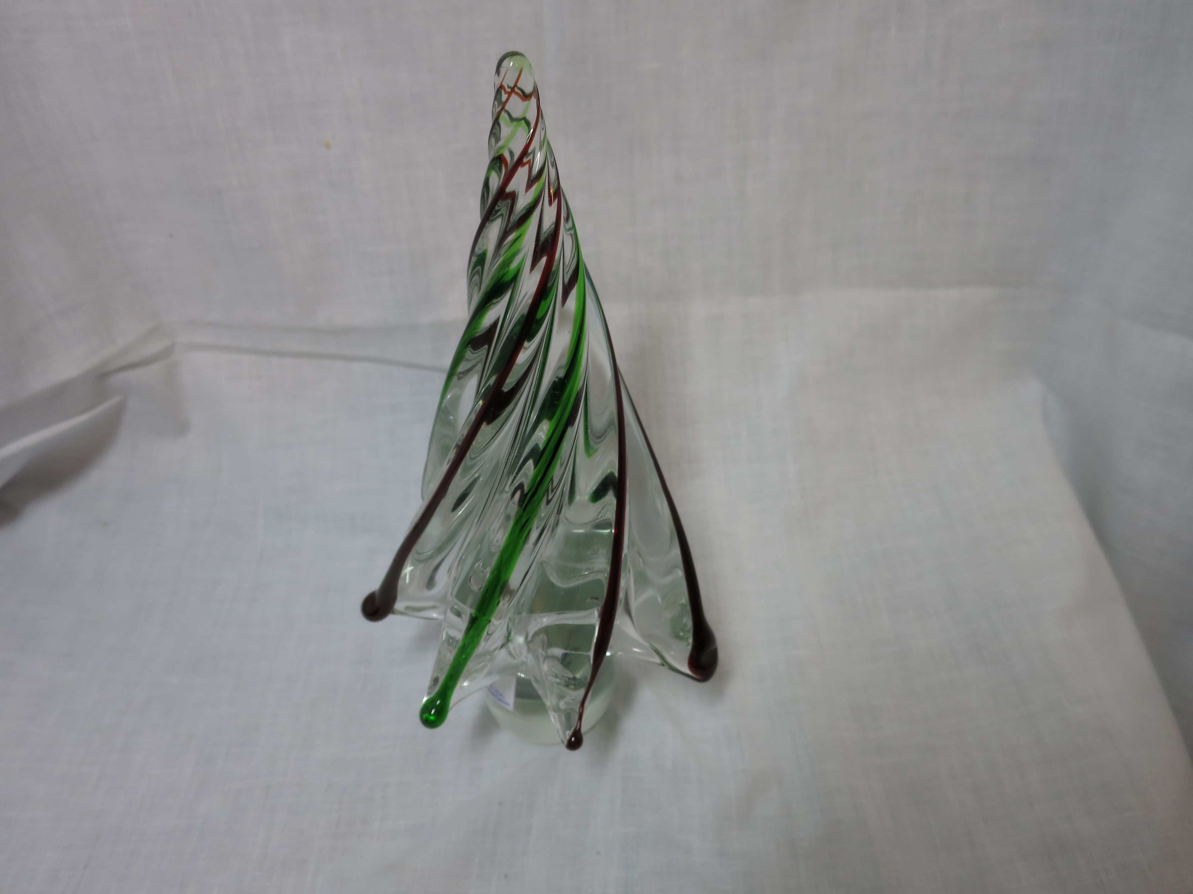 Vintage Oleg Cassini Crystal Tree Christmas Tree Figurine