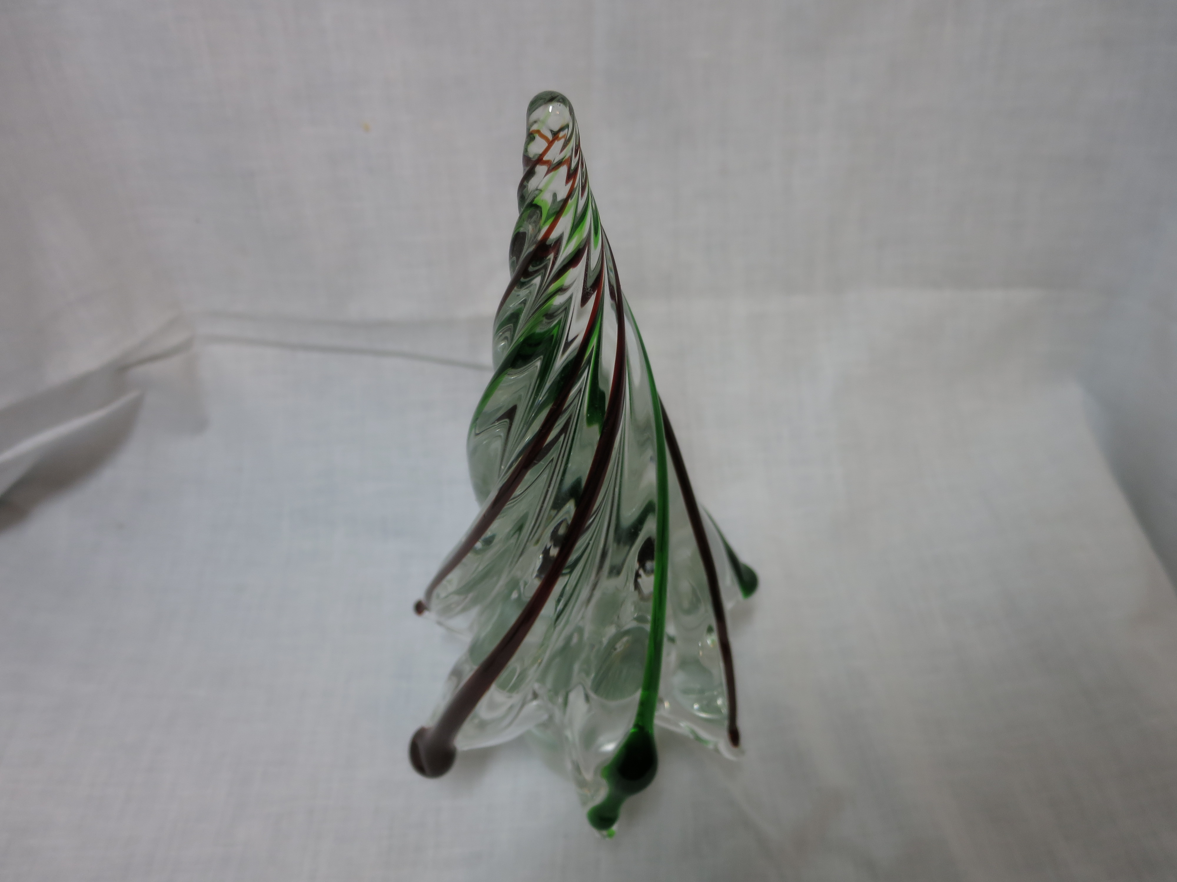 Vintage Oleg Cassini Crystal Tree Christmas Tree Figurine