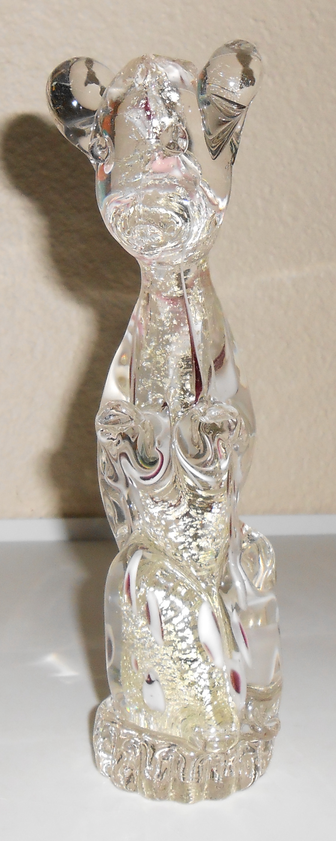 Murano Glass Gold Dust Meercat Figurine!