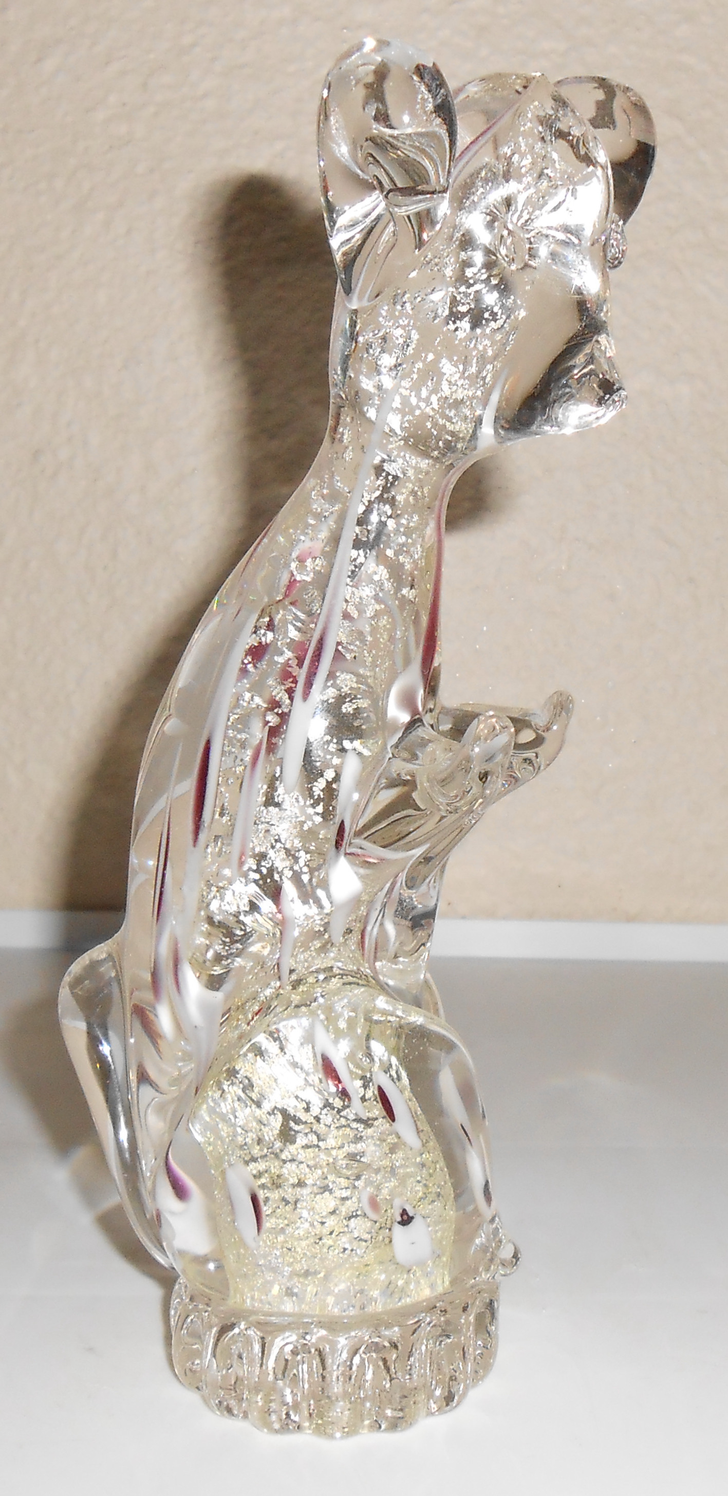 Murano Glass Gold Dust Meercat Figurine!
