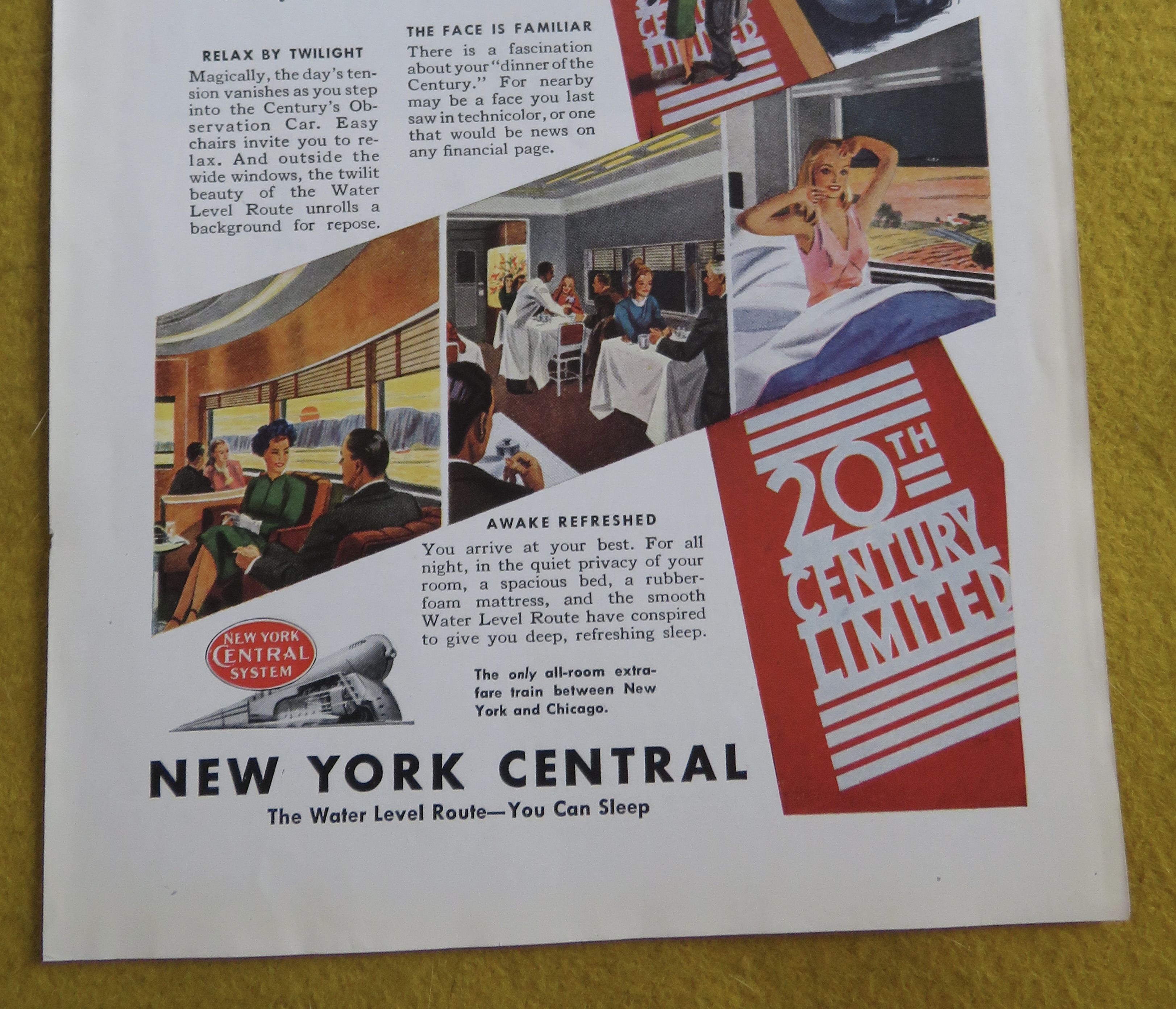 1946 New York Central With The Magic Carpet