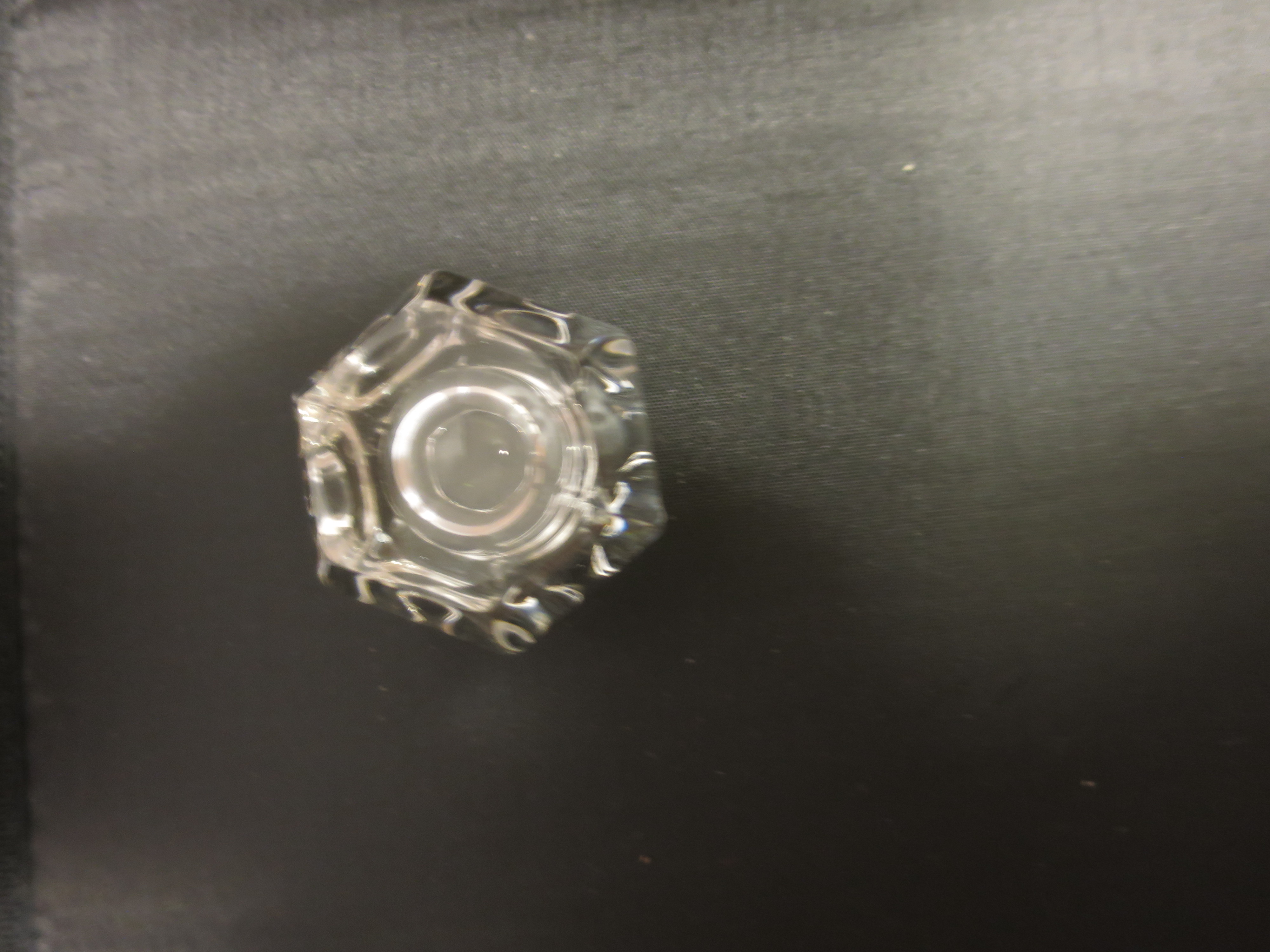 Crystal Starburst Salt Cellar