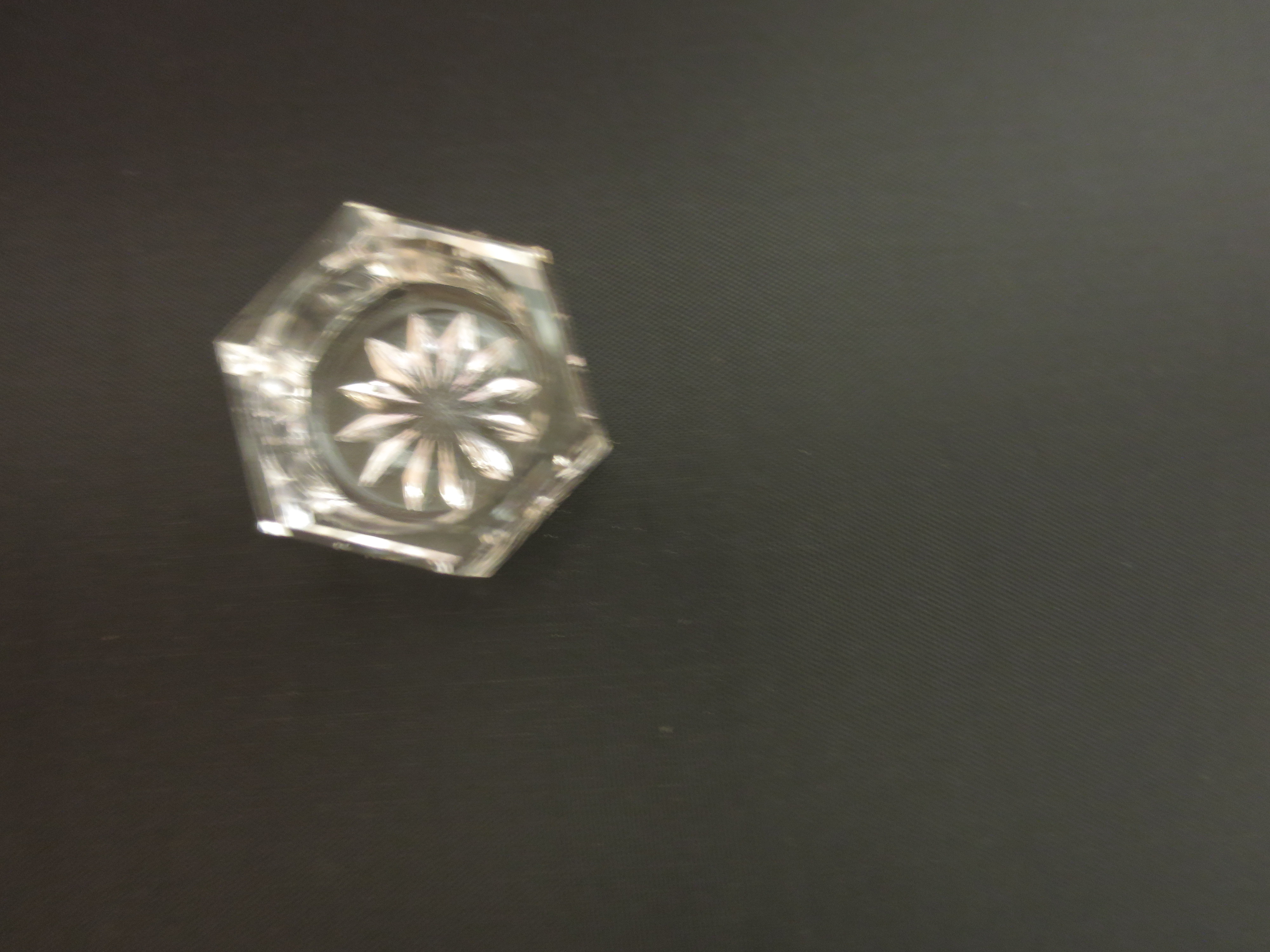 Crystal Starburst Salt Cellar