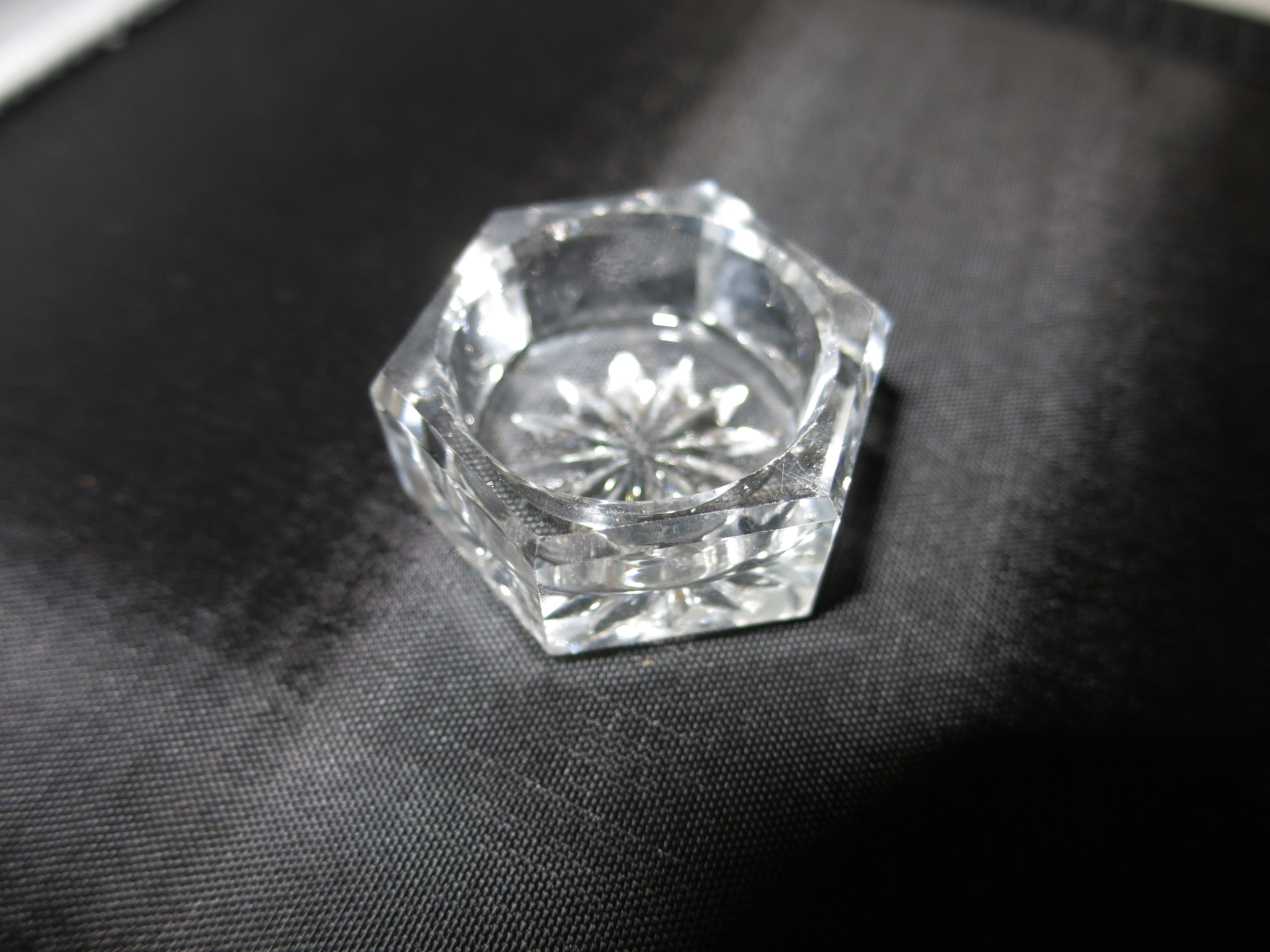 Crystal Starburst Salt Cellar