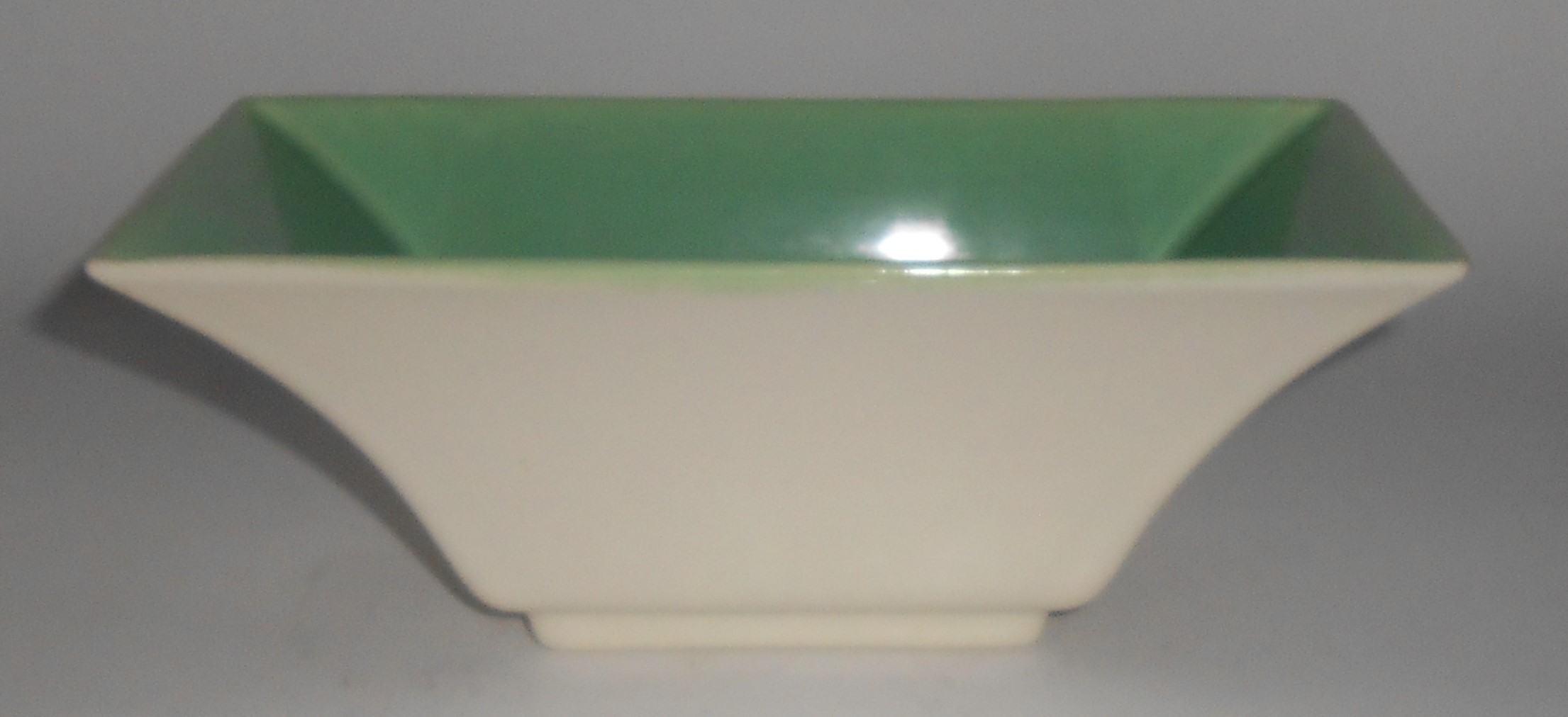 Franciscan Pottery Capistrano Art Ware Green/Ivory #412