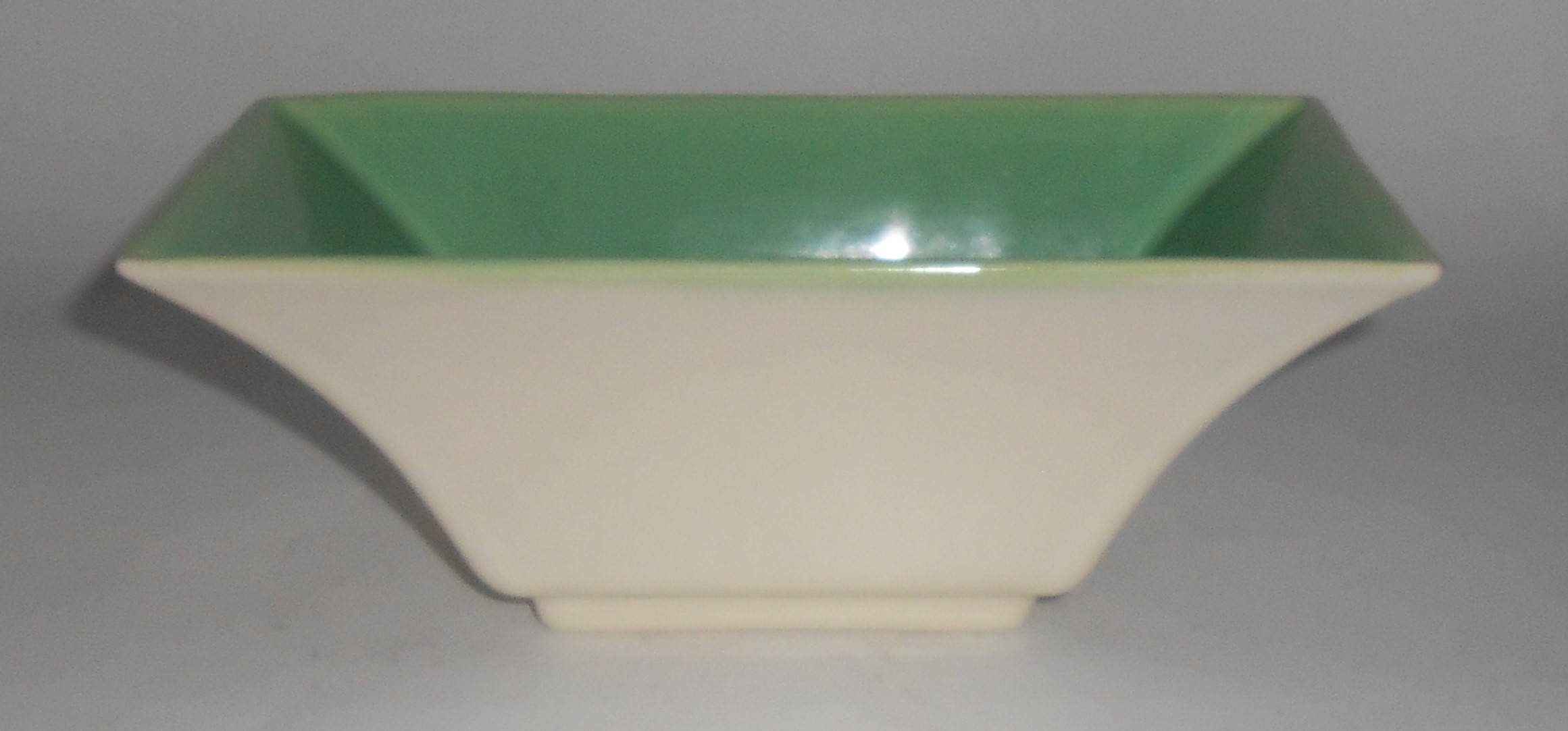 Franciscan Pottery Capistrano Art Ware Green/Ivory #412