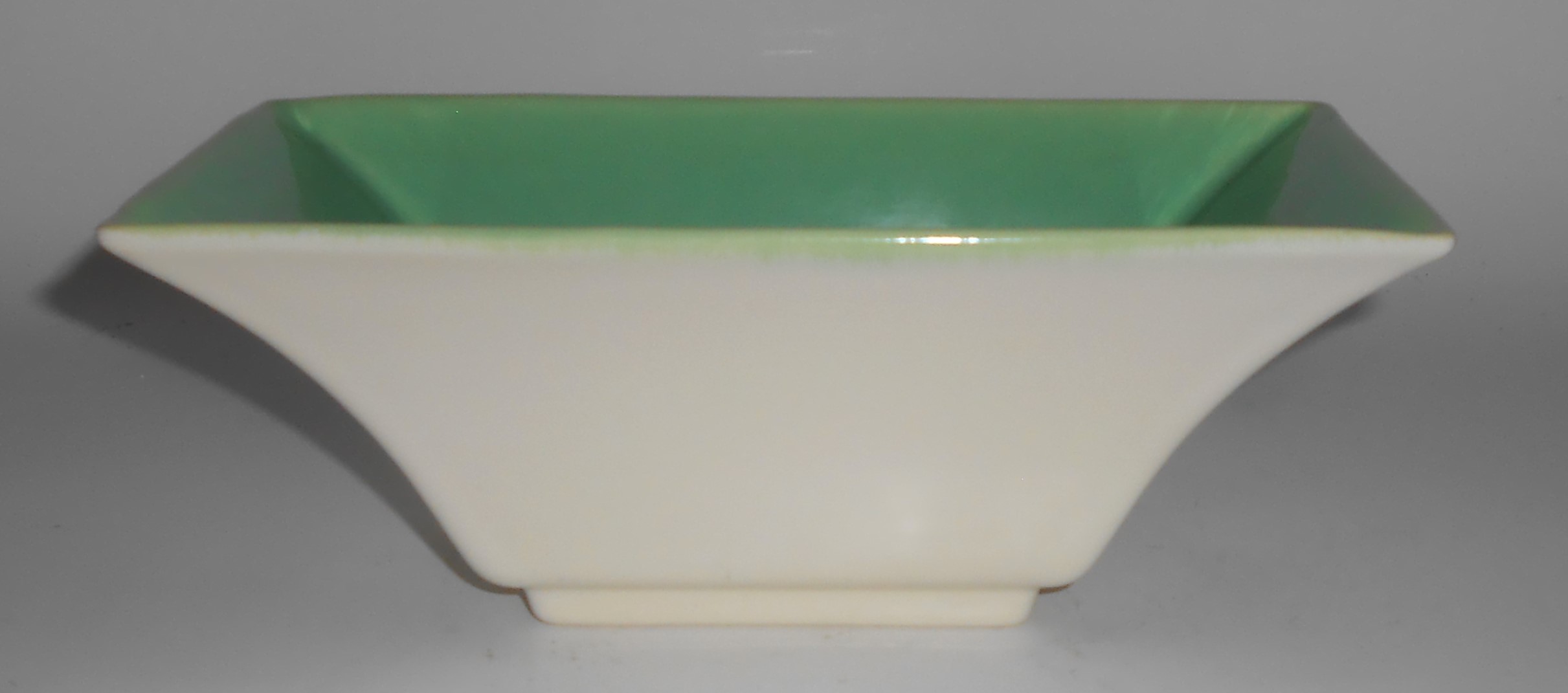 Franciscan Pottery Capistrano Art Ware Green/Ivory #412