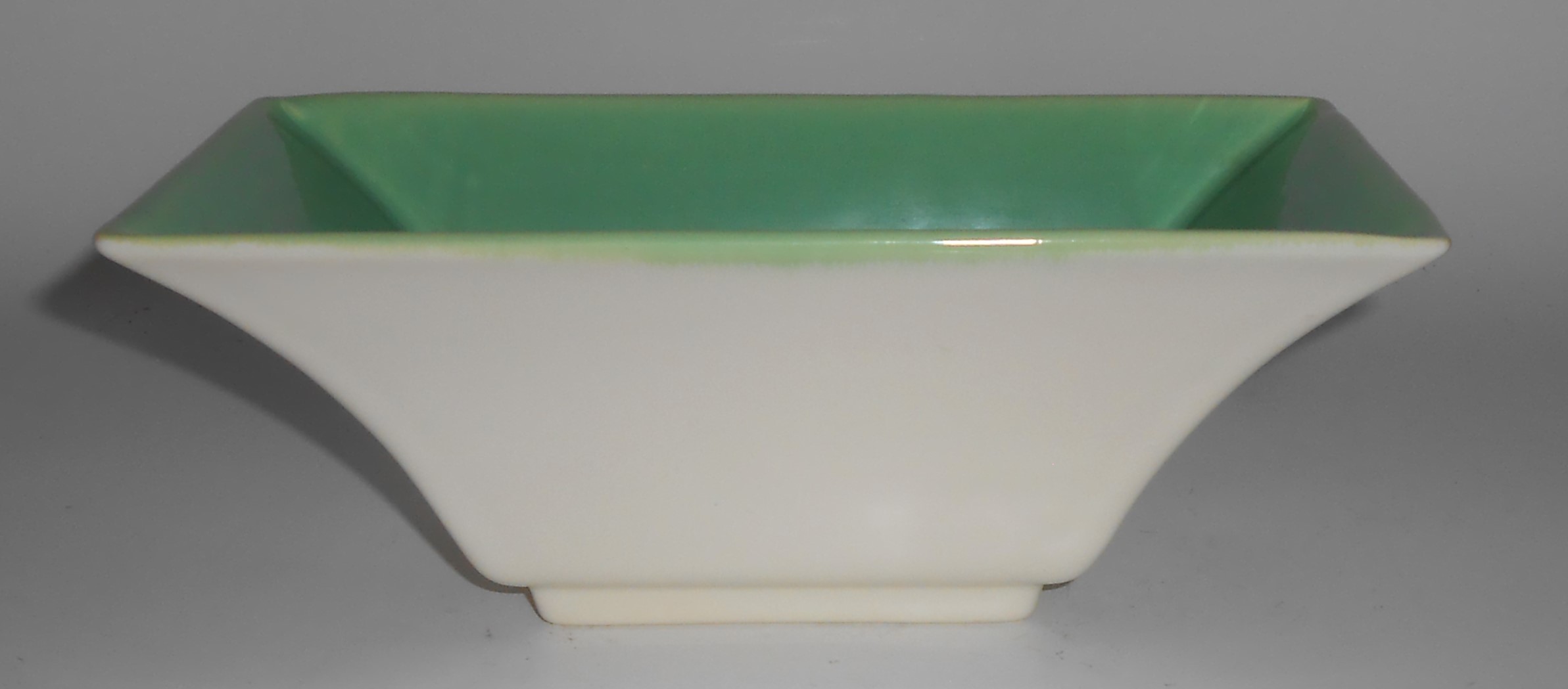 Franciscan Pottery Capistrano Art Ware Green/Ivory #412