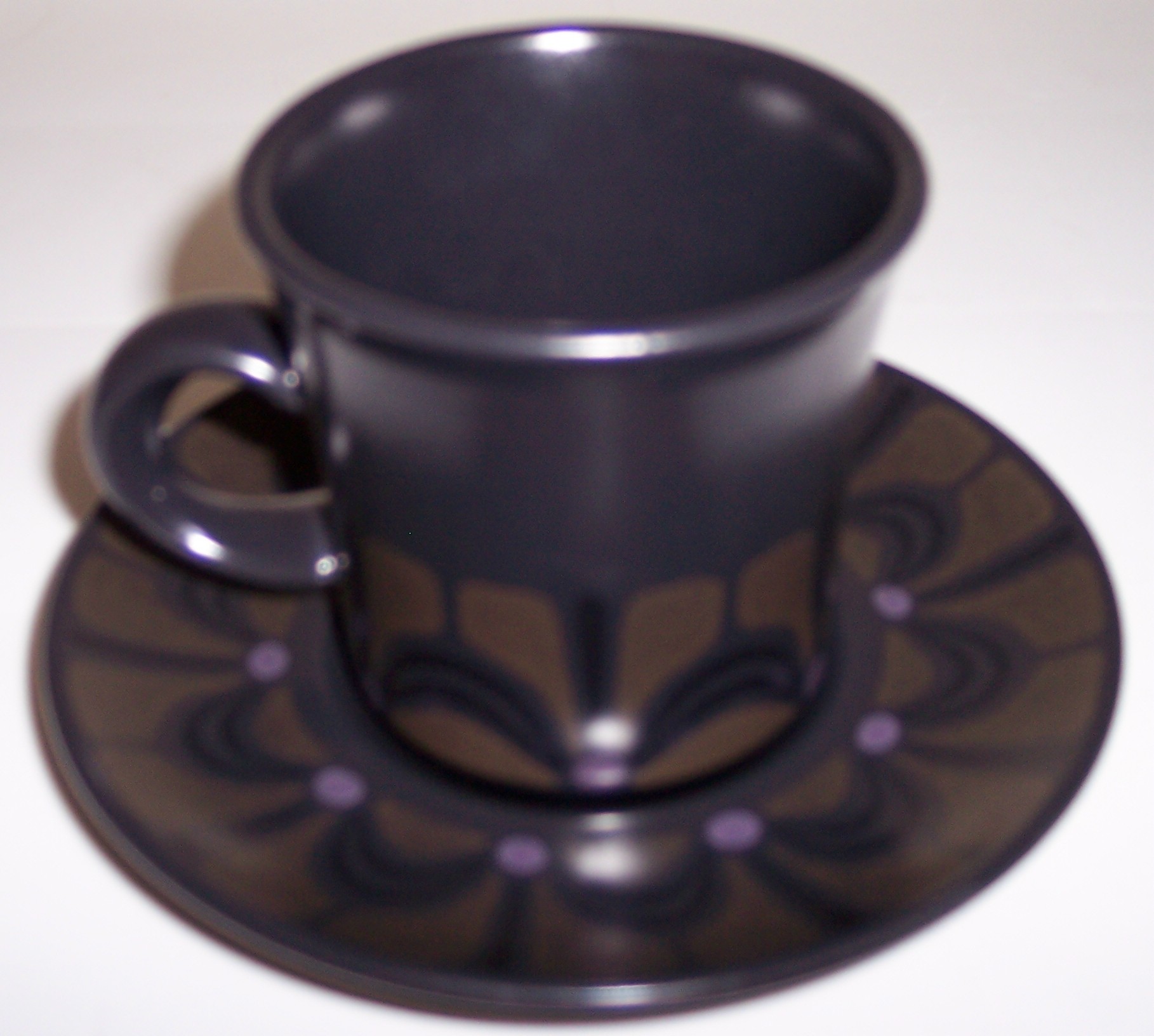 Franciscan Pottery Zanzibar Cup And Saucer Set!