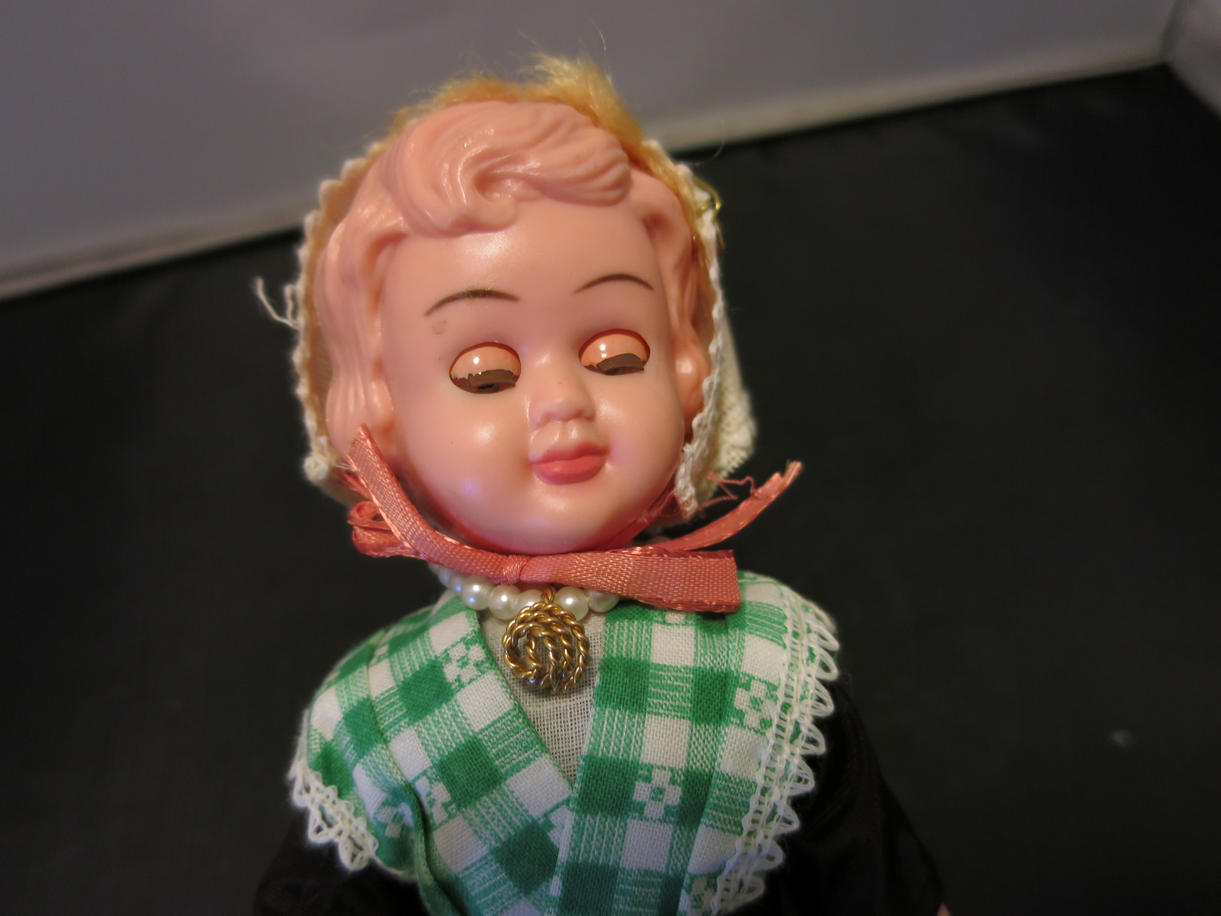 Celluloid Hard Plastic Dutch Doll  Original